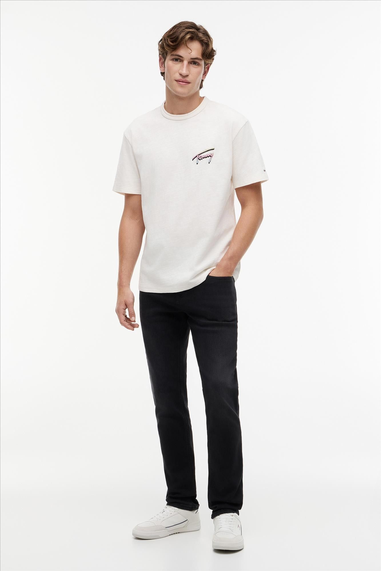 Tommy Jeans - Zwarte Scanton slim jeans