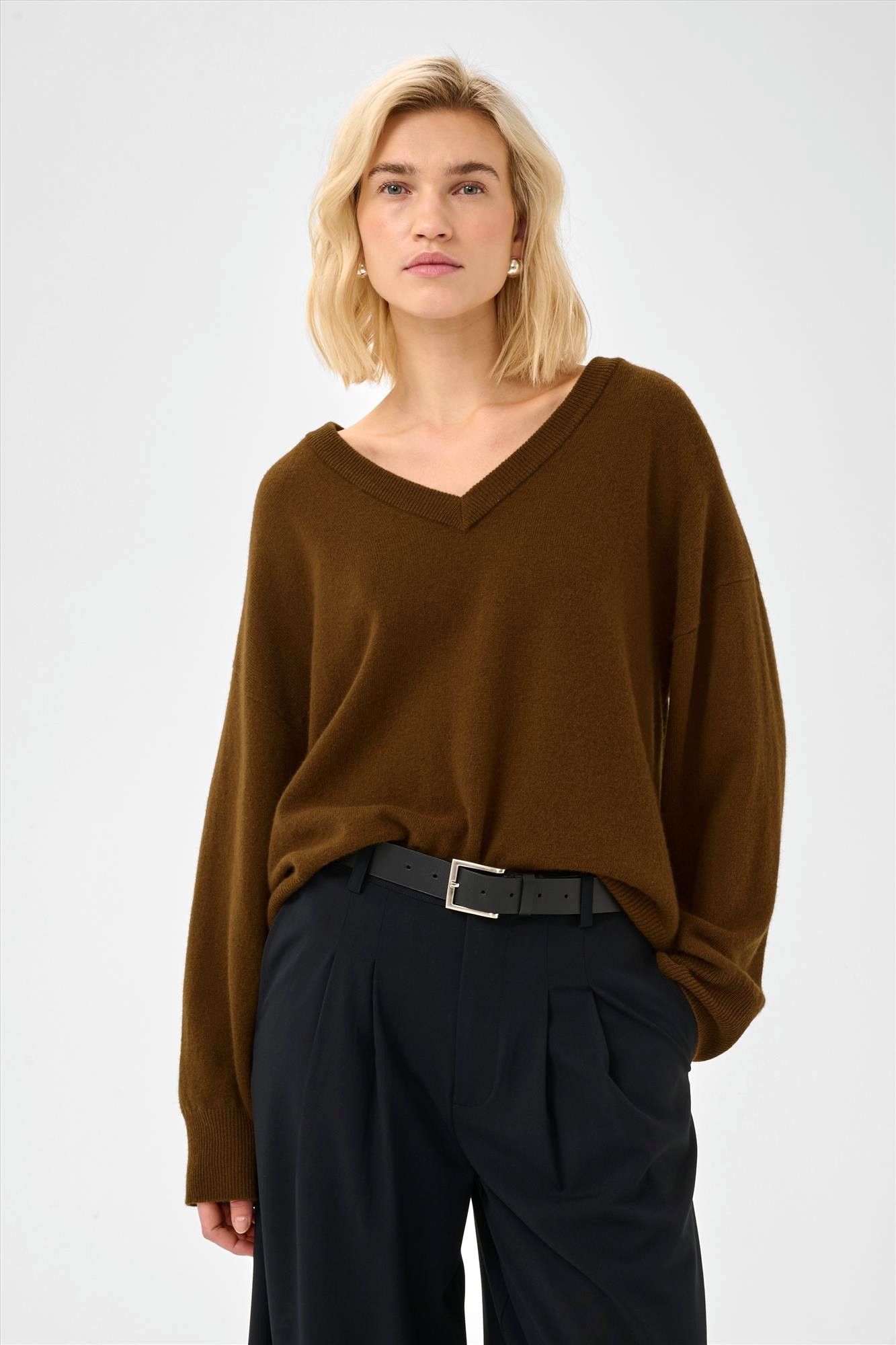 My Essential Wardrobe - Bruine Jola trui