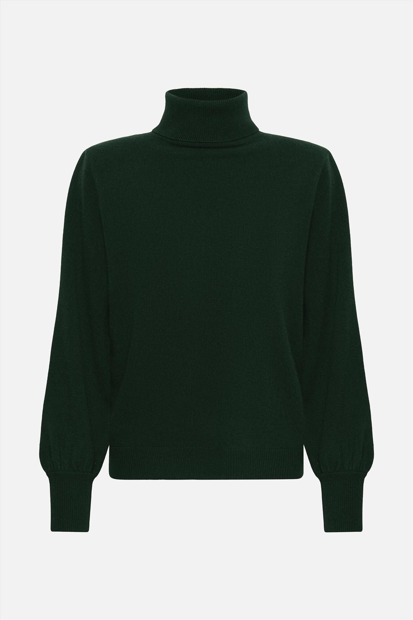 My Essential Wardrobe - Donkergroene Jola trui