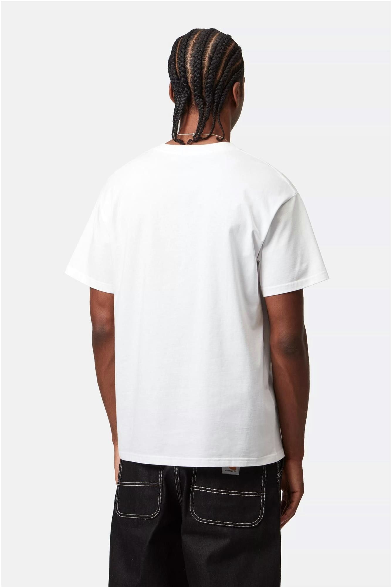 Carhartt WIP - Witte Script Embroidery T-shirt