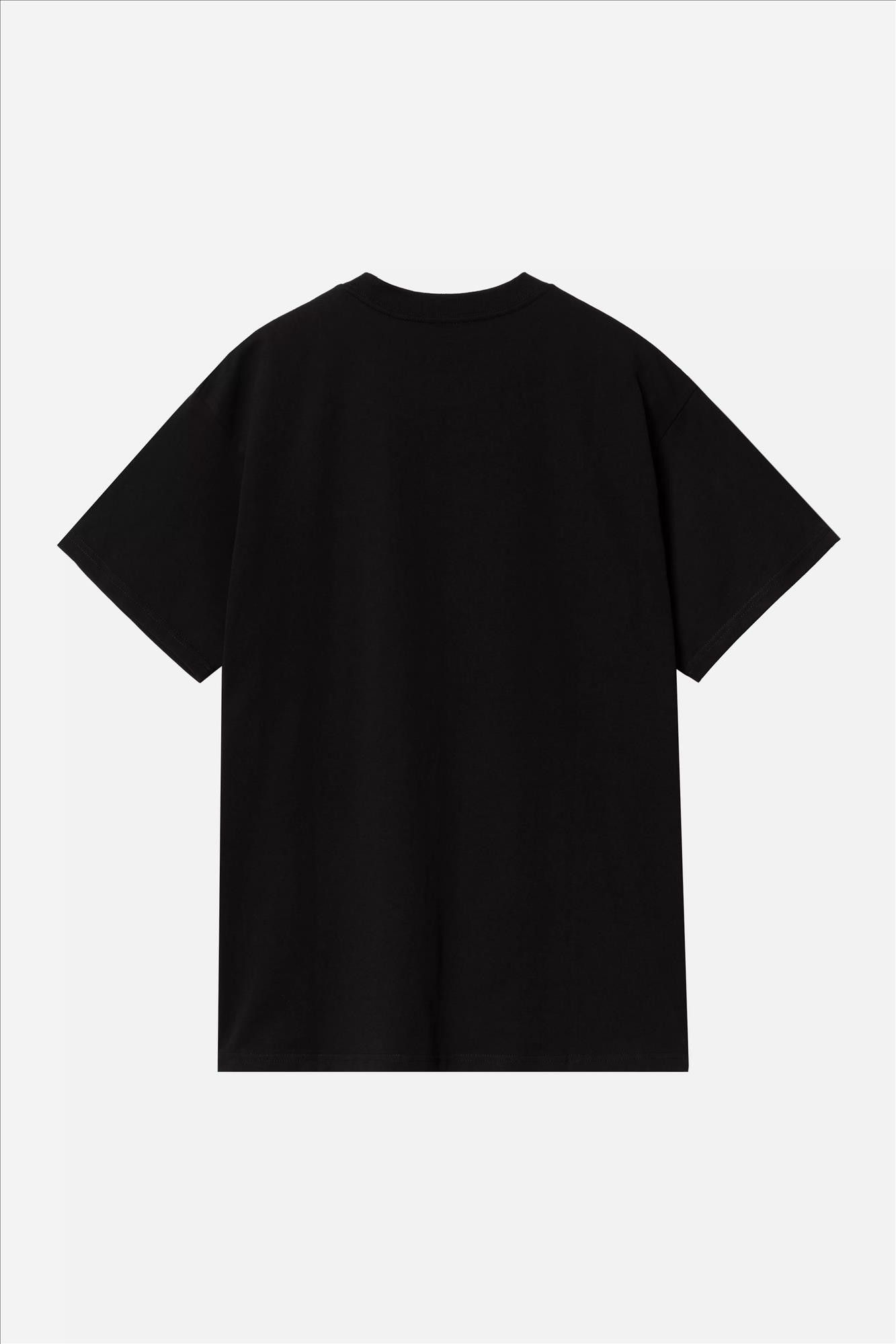 Carhartt WIP - Zwarte Script Embroidery T-shirt