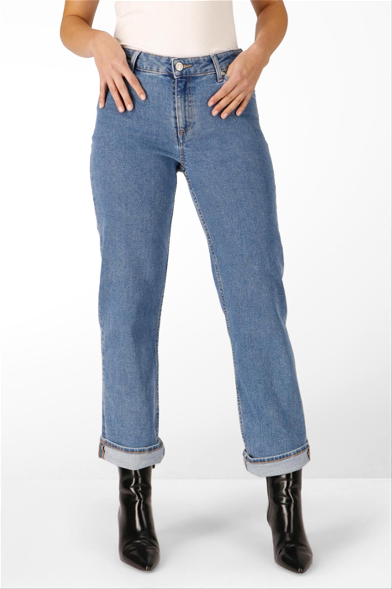 Lee Cooper - Blauwe Kali Straight jeans