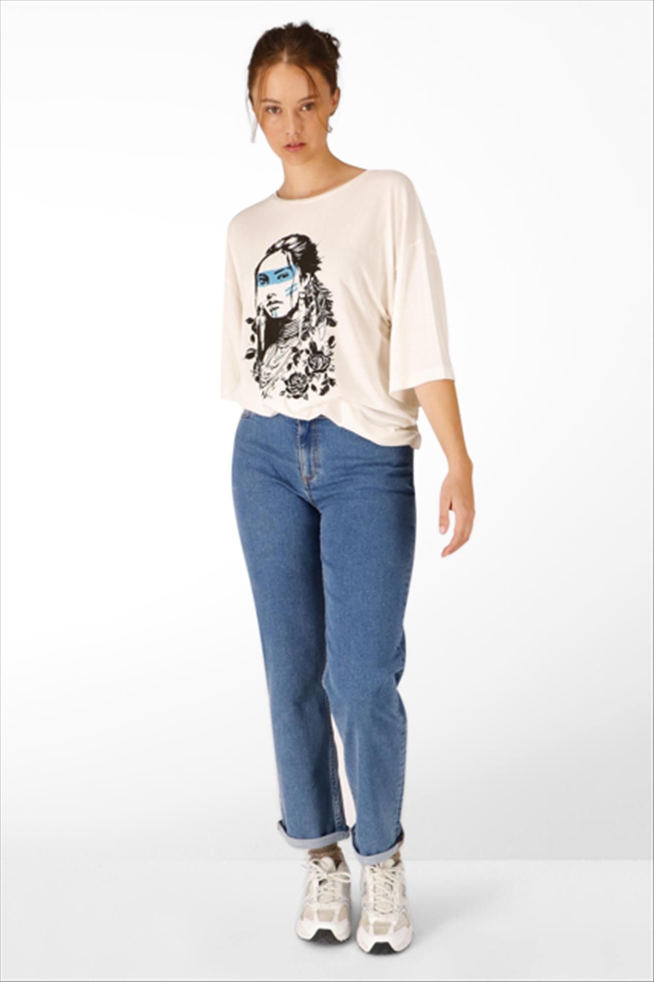Lee Cooper - Blauwe Kali Straight jeans