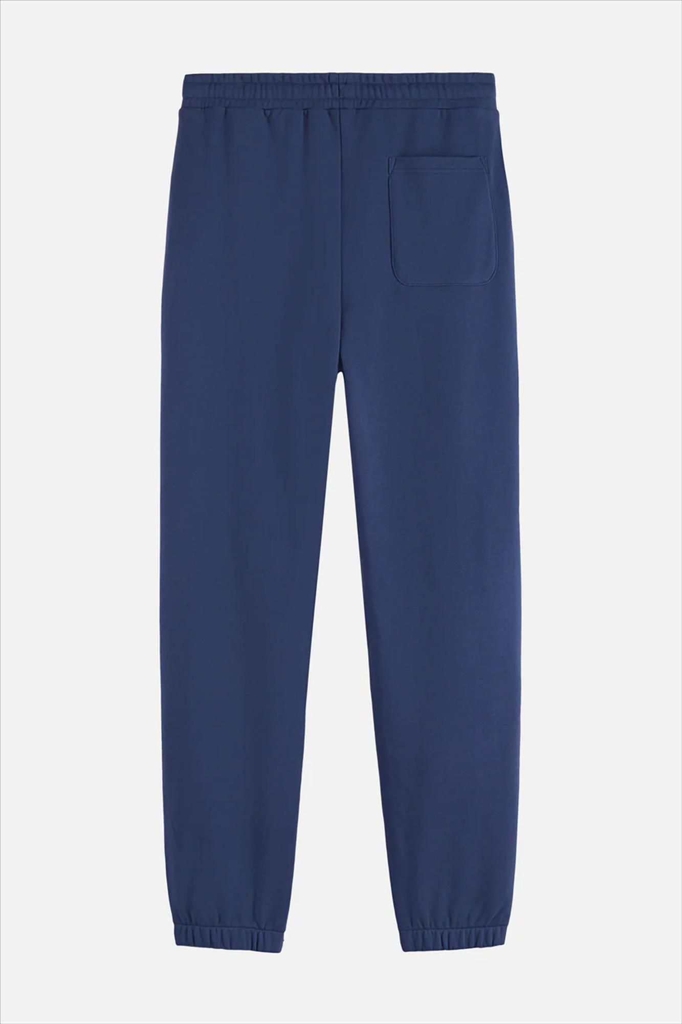 Scotch & Soda - Blauwe Logo Badge regular sweatpants