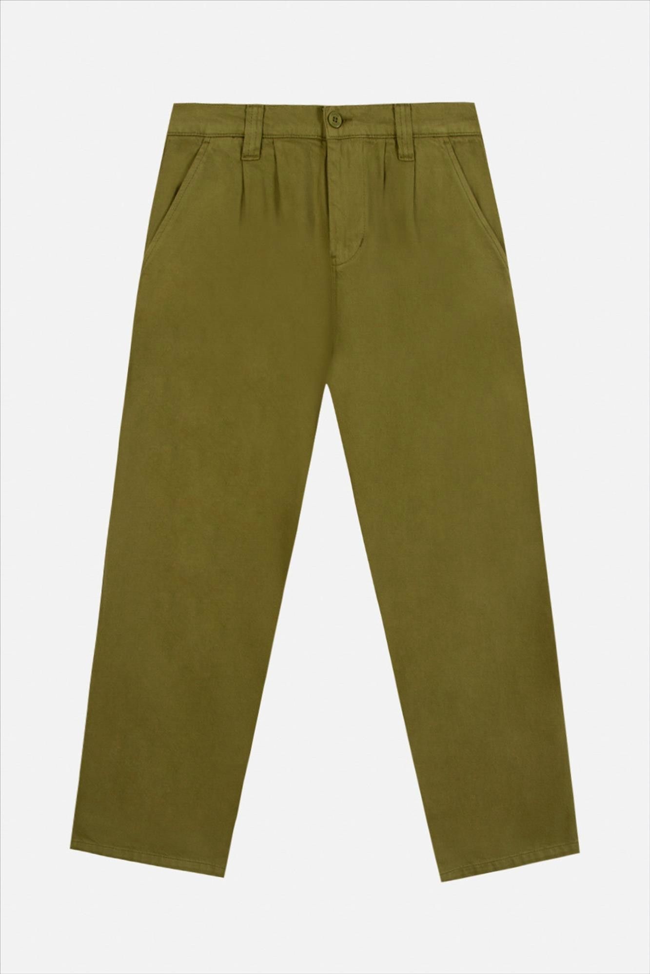 Faguo - Kaki Landais relaxed broek
