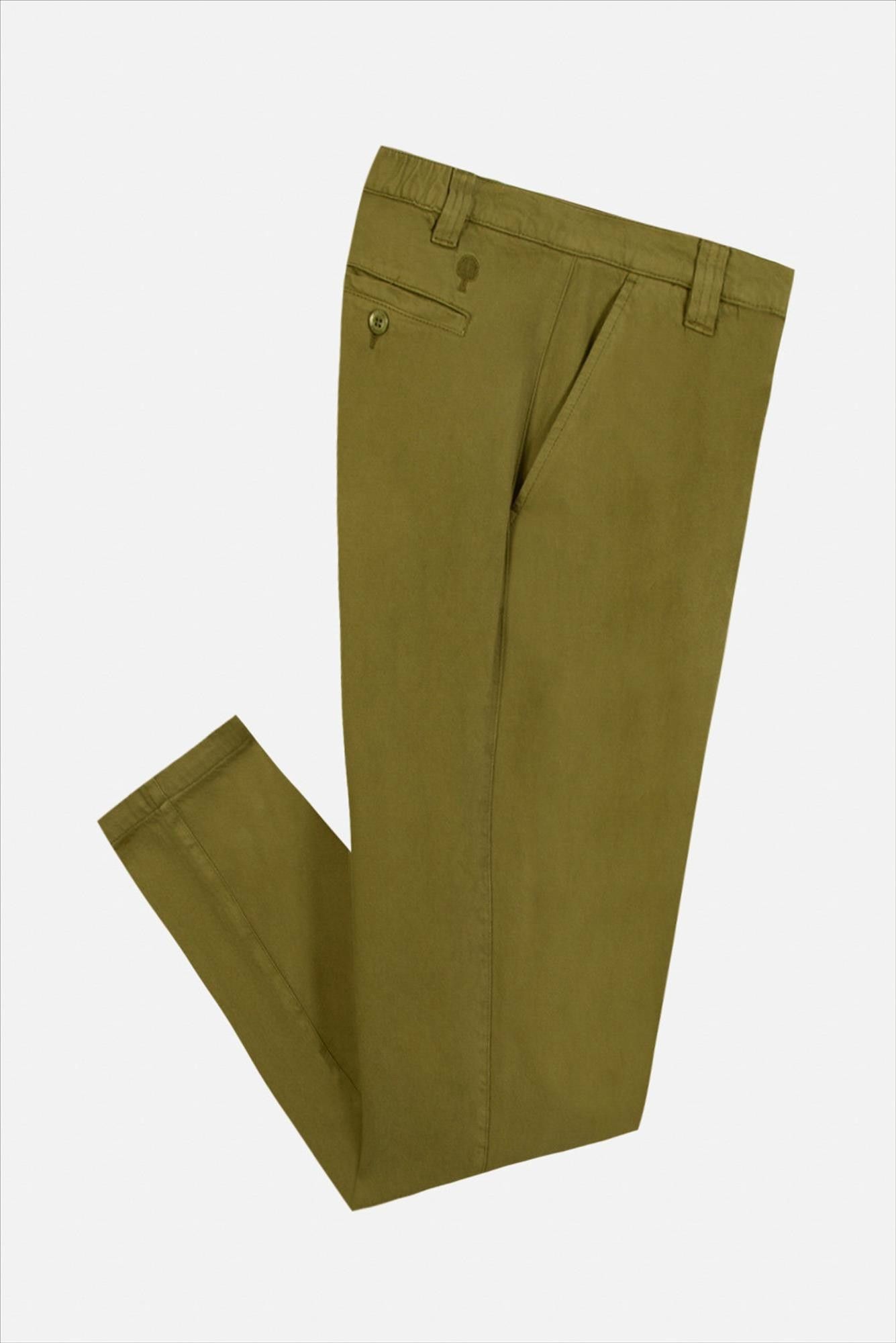 Faguo - Kaki Landais relaxed broek