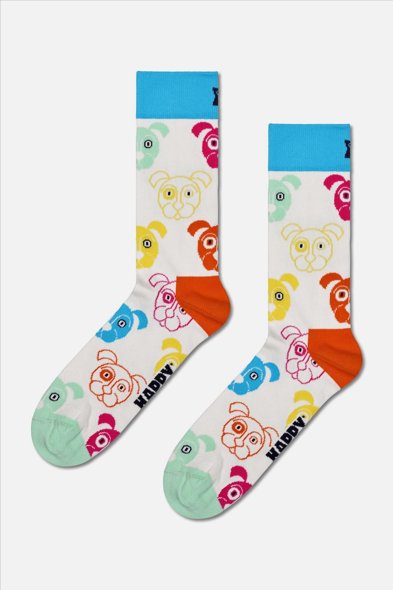 Happy Socks - Multicolour 3-Pack Mixed Dog sokken, maat: 36-40
