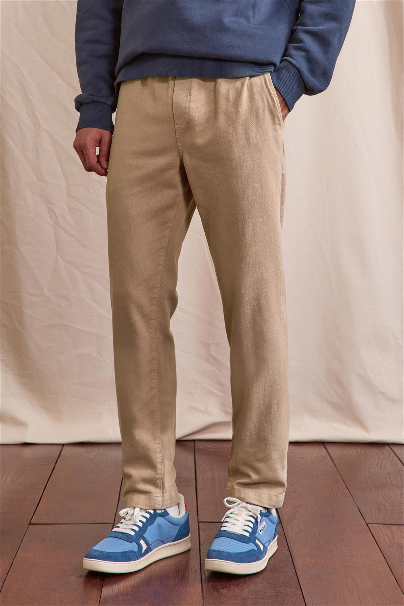 Faguo - Beige Dreuille Linen broek