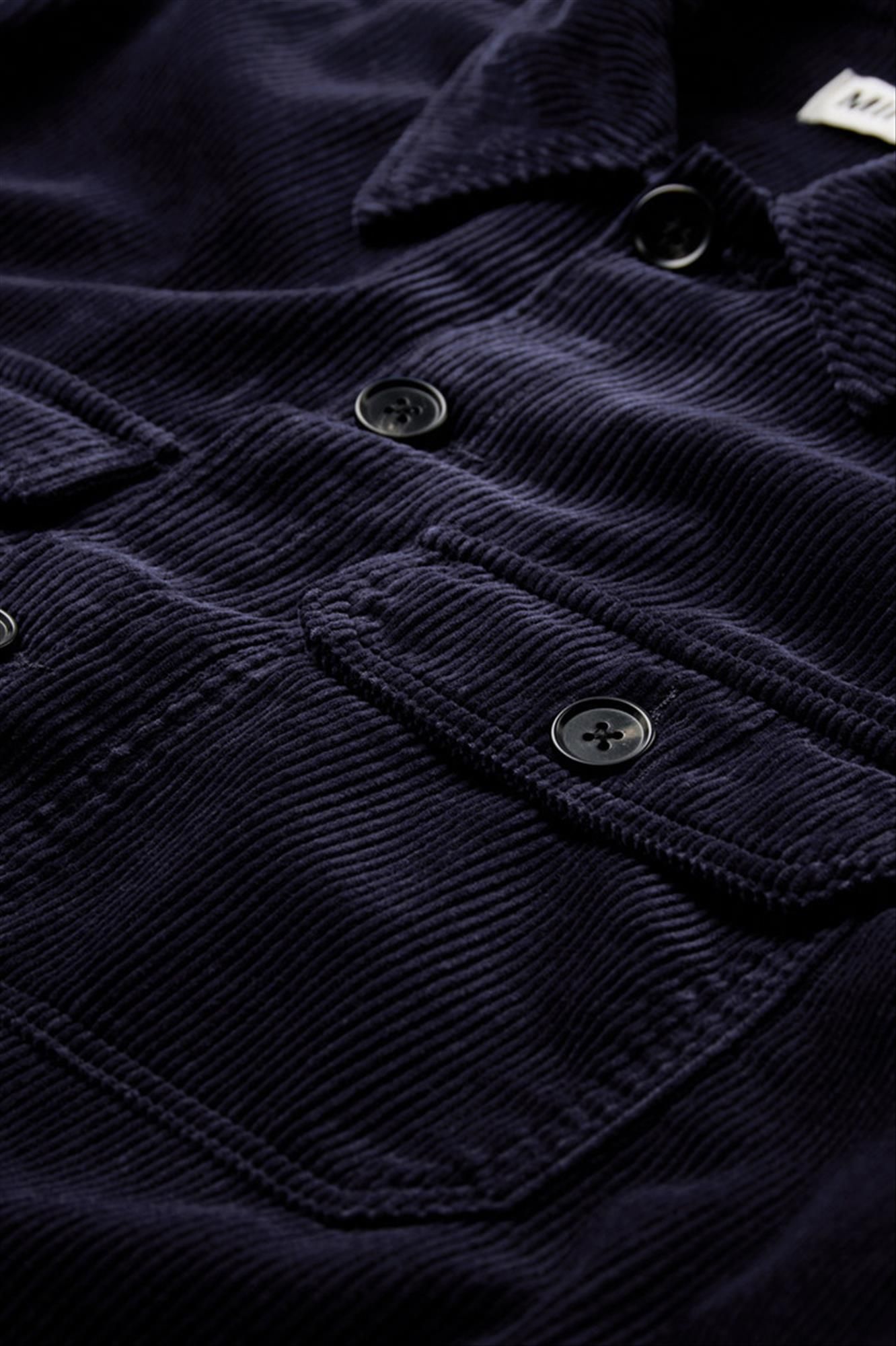 Minimum - Donkerblauw Kaison Relaxed overhemd