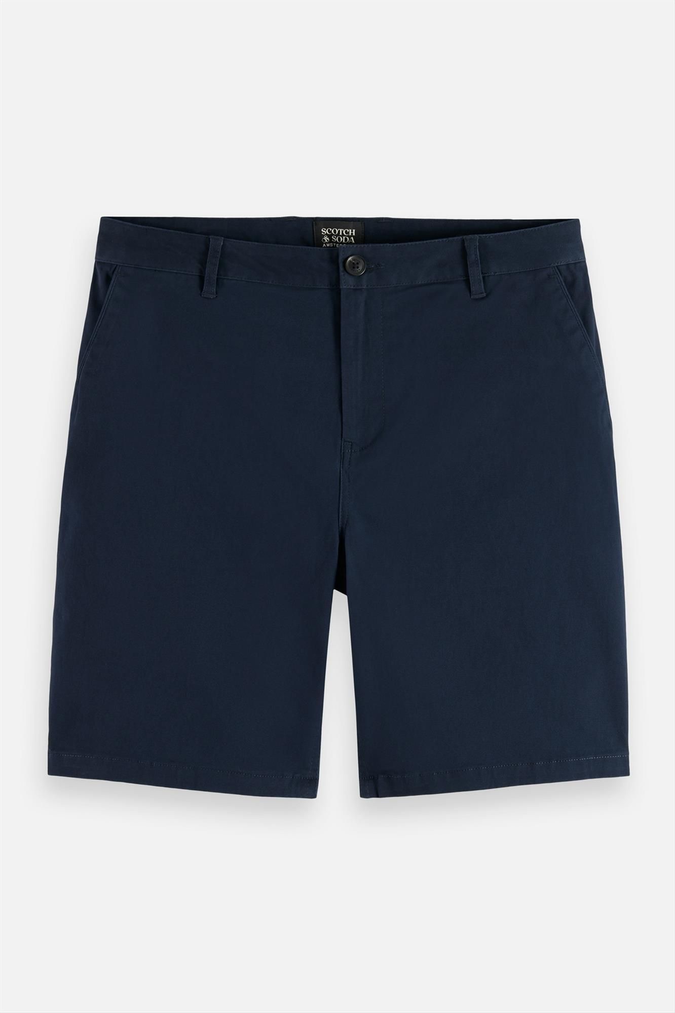 Scotch & Soda - Donkerblauwe Stuart regular short