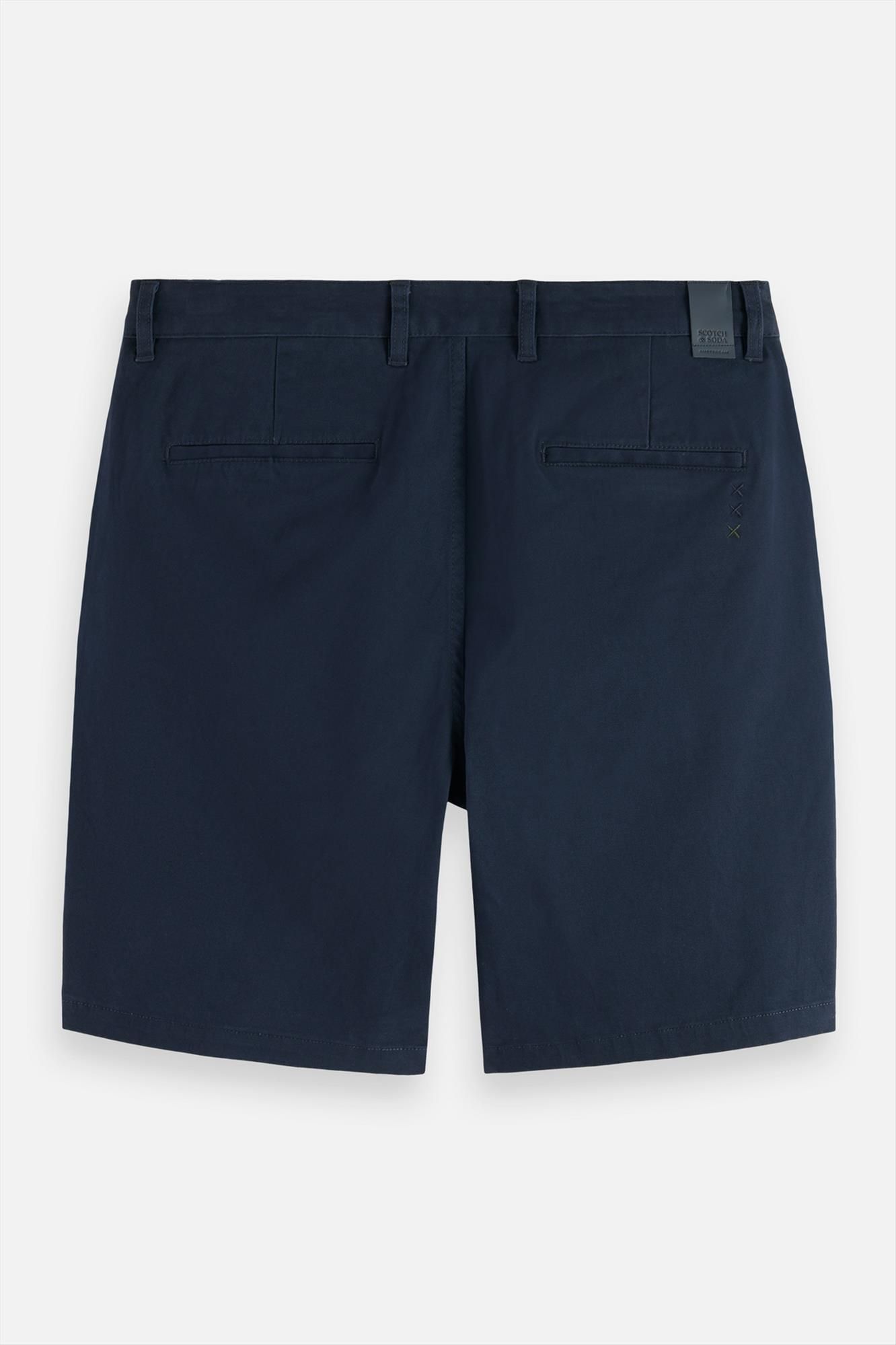 Scotch & Soda - Donkerblauwe Stuart regular short