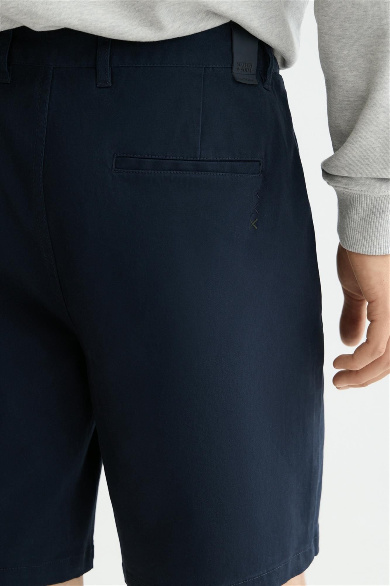 Scotch & Soda - Donkerblauwe Stuart regular short