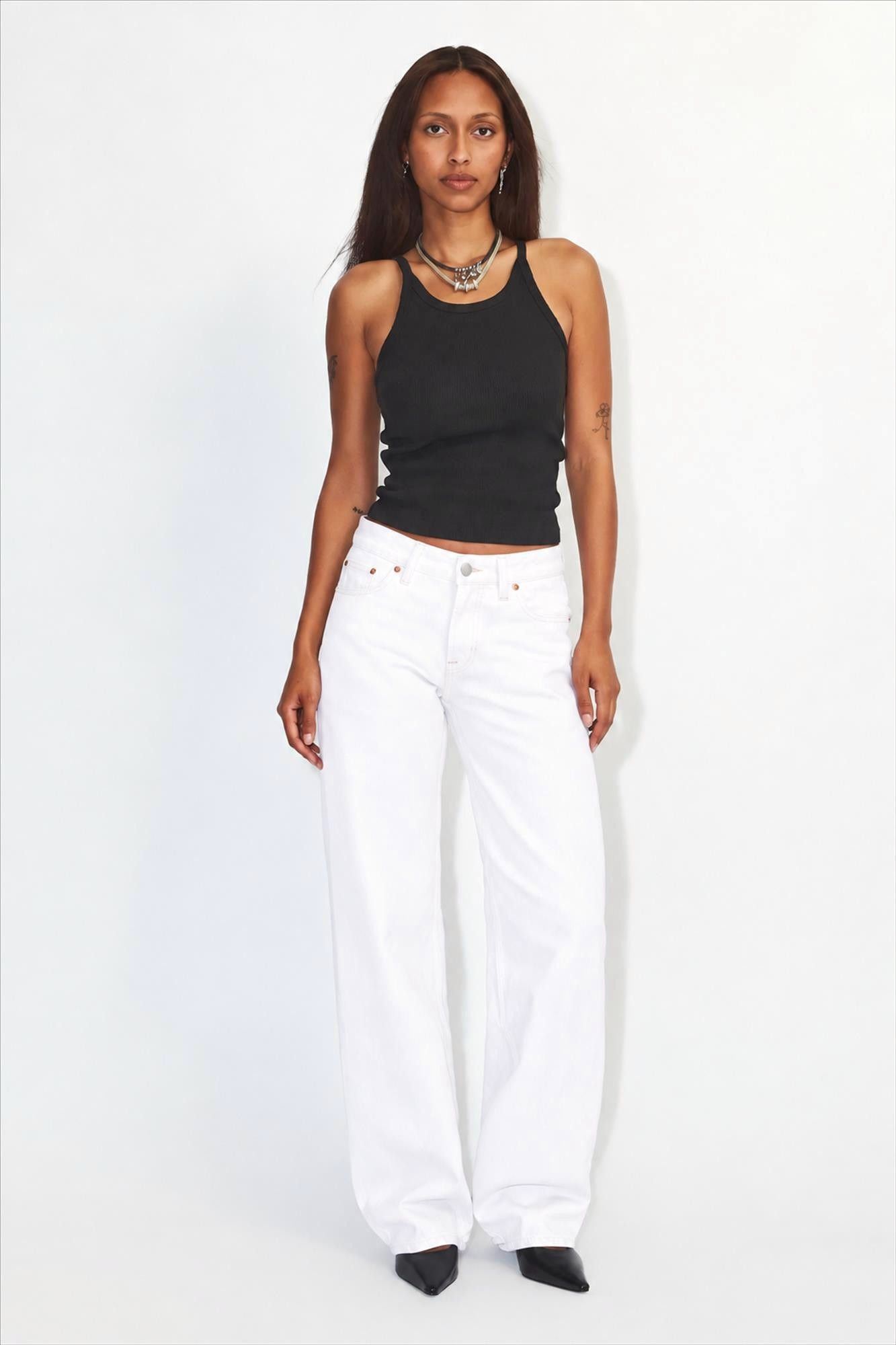 Dr. Denim - Witte Hill wide straight jeans