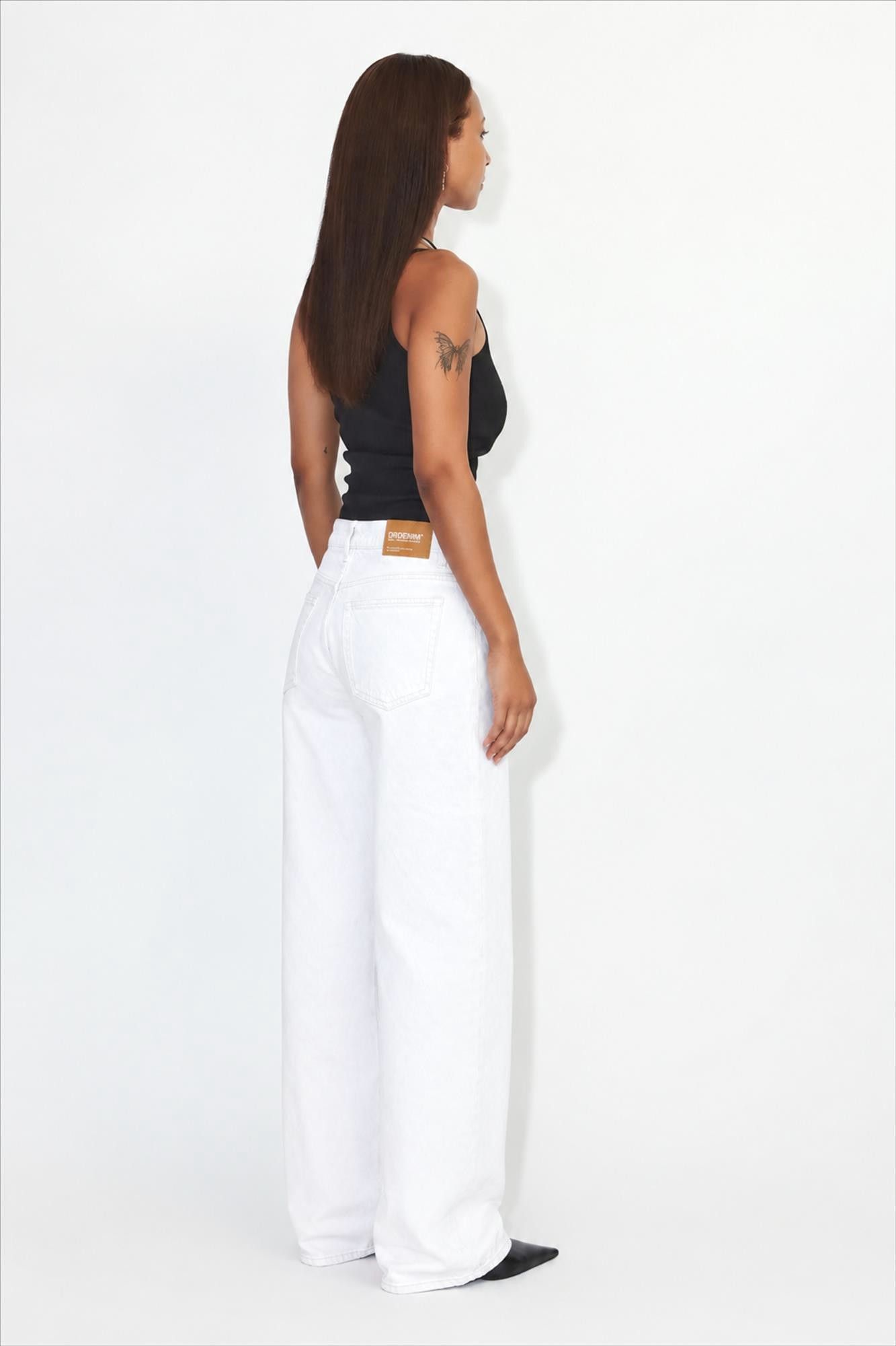 Dr. Denim - Witte Hill wide straight jeans