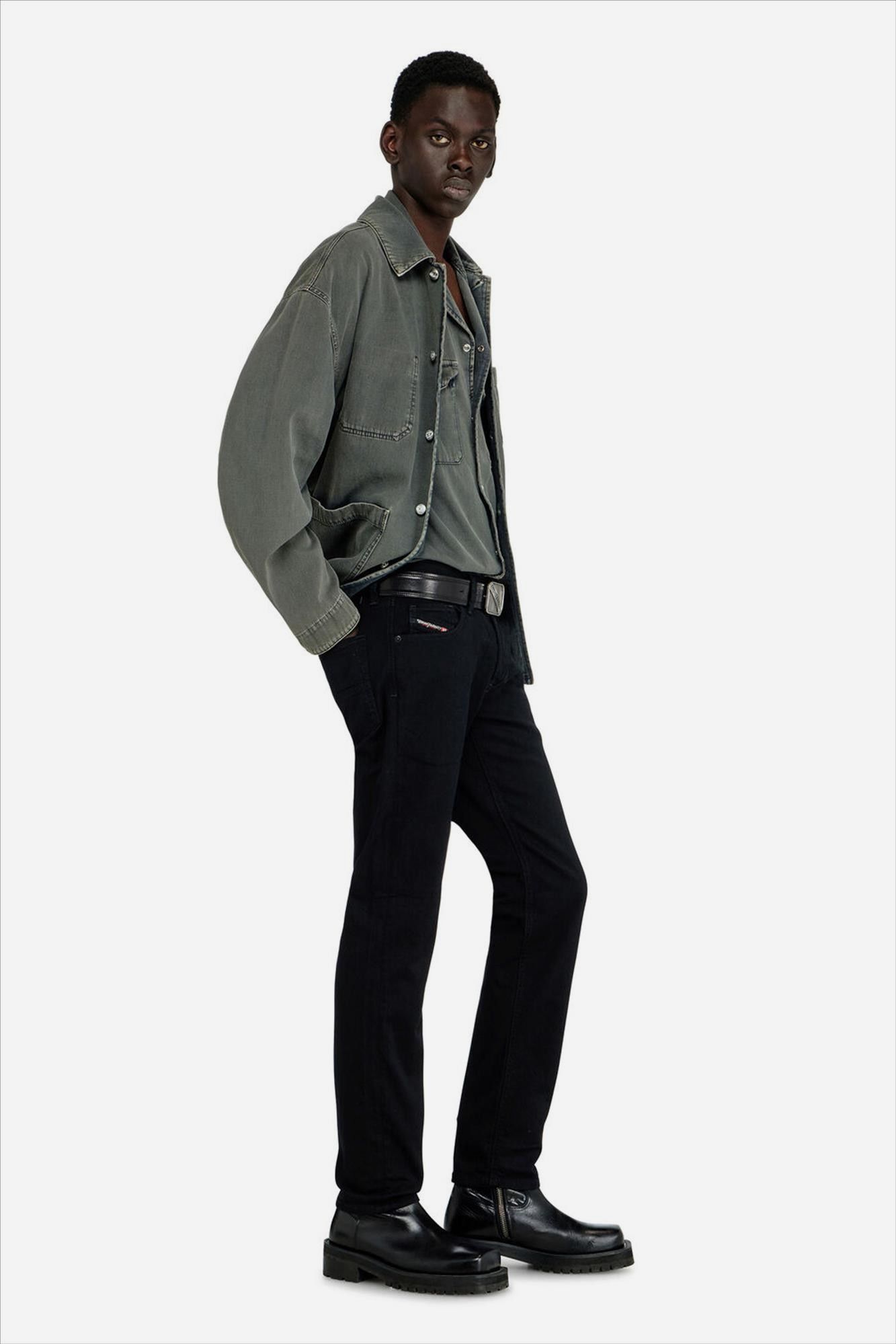 Diesel - Zwarte Larkee-Beex Tapered jeans