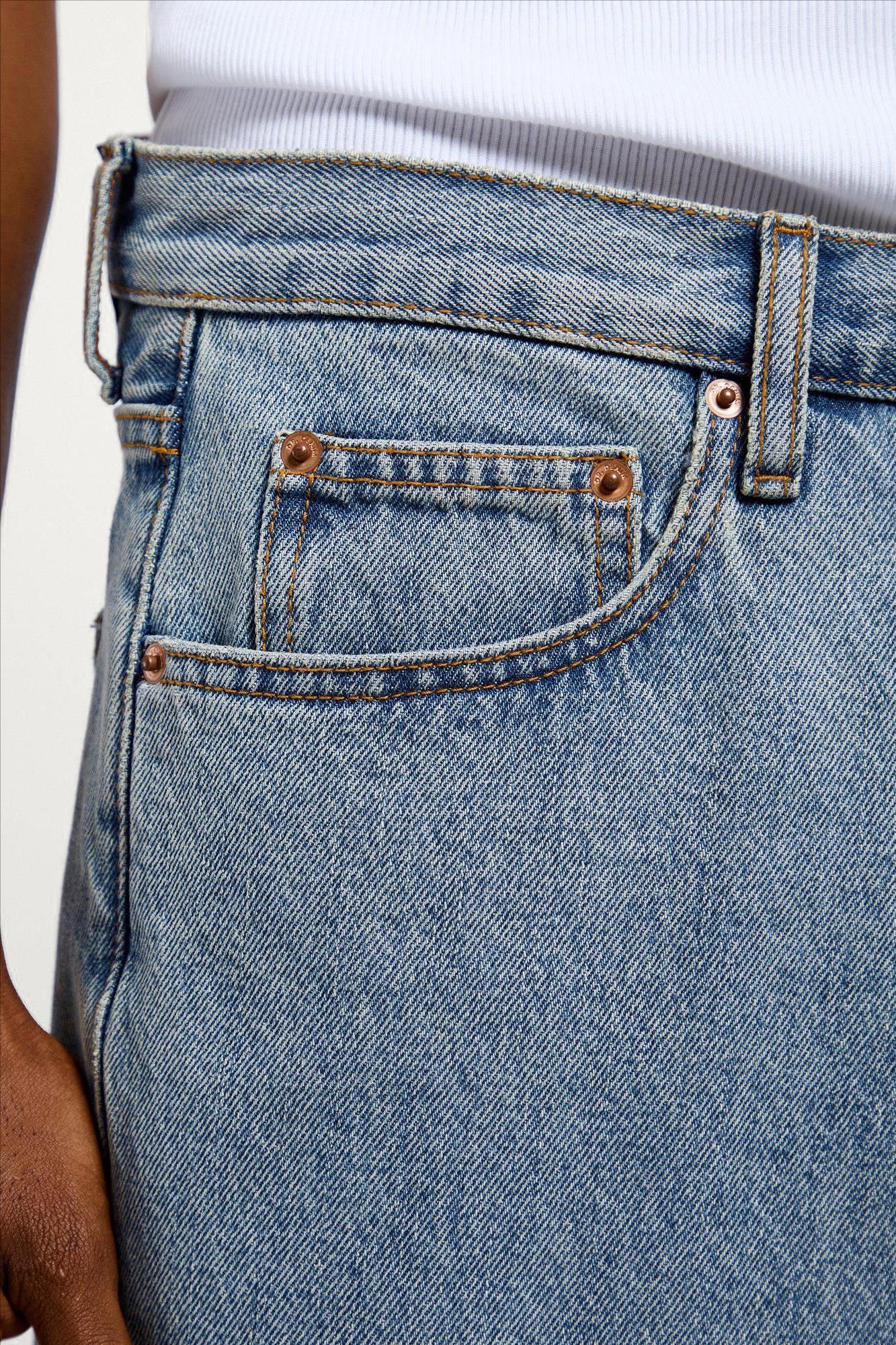 Dr. Denim - Retro Blauwe Rift relaxed jeans