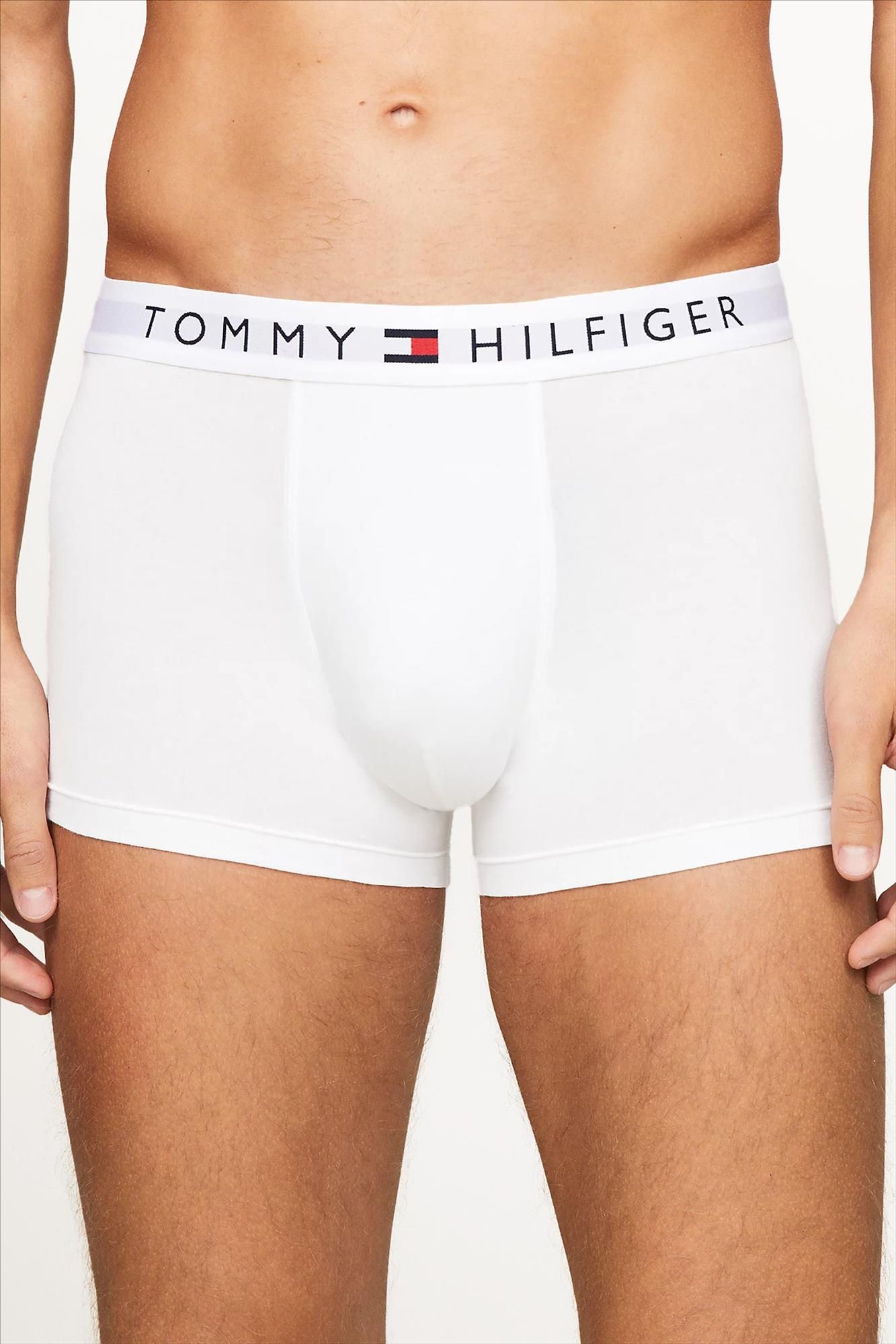 Tommy Hilfiger Underwear - Bordeaux-Wit-Zwarte 3-pack Original trunk boxershorts