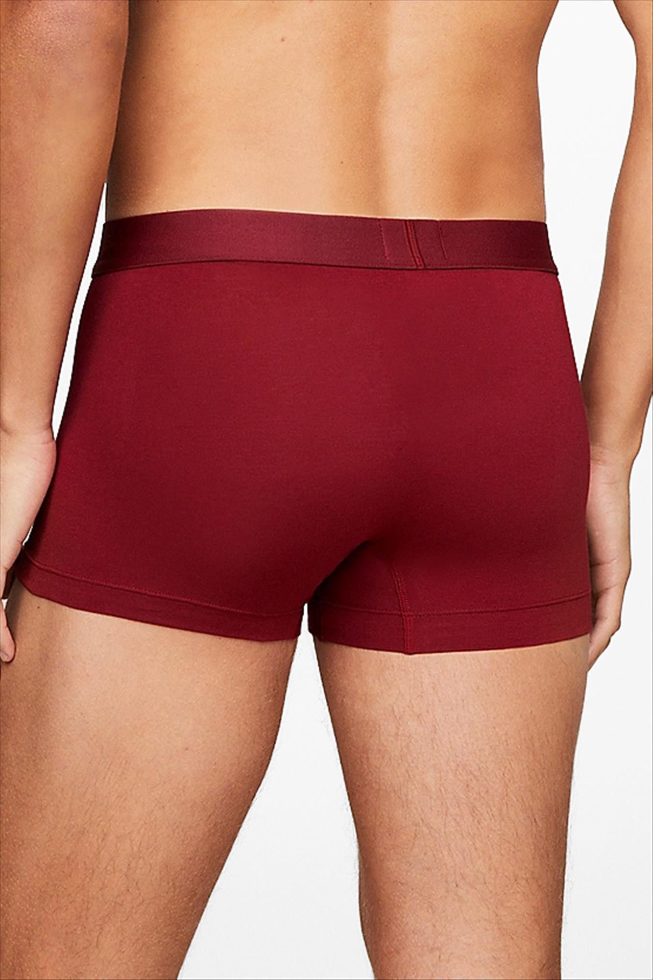 Tommy Hilfiger Underwear - Bordeaux-Wit-Zwarte 3-pack Original trunk boxershorts