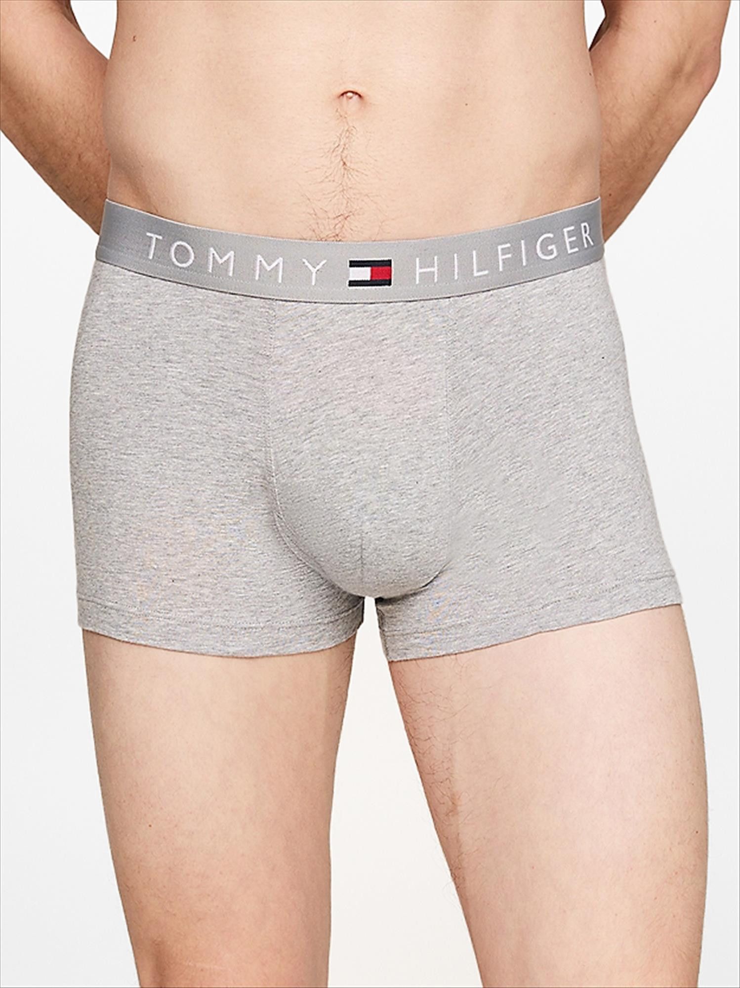 Tommy Hilfiger Underwear - Donkerblauw-Grijze 3-pack Original trunk boxershorts