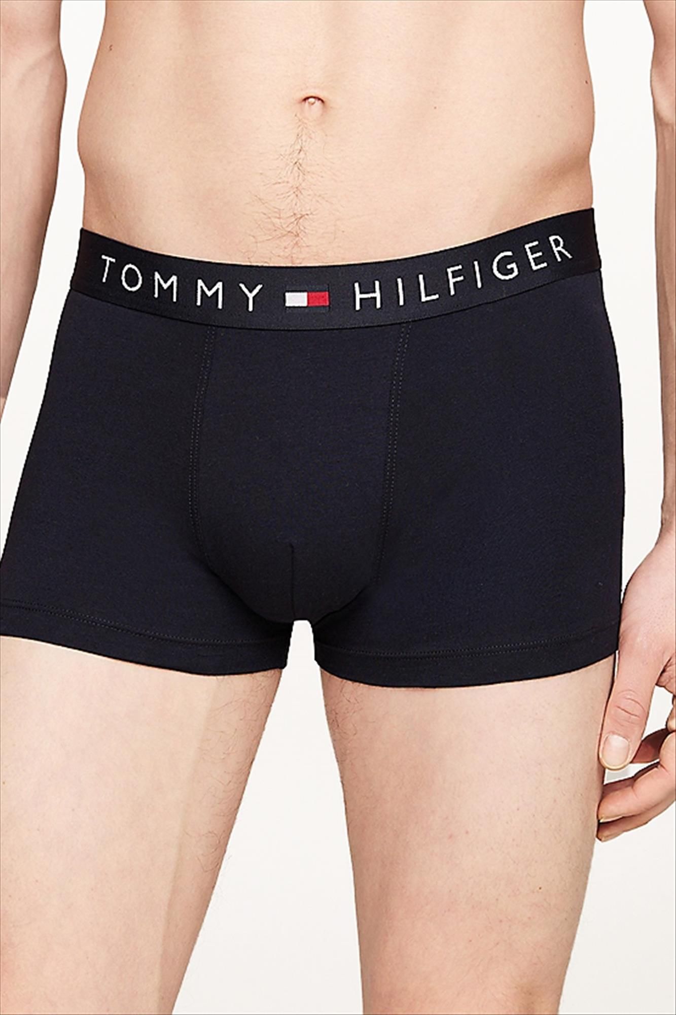 Tommy Hilfiger Underwear - Donkerblauw-Grijze 3-pack Original trunk boxershorts