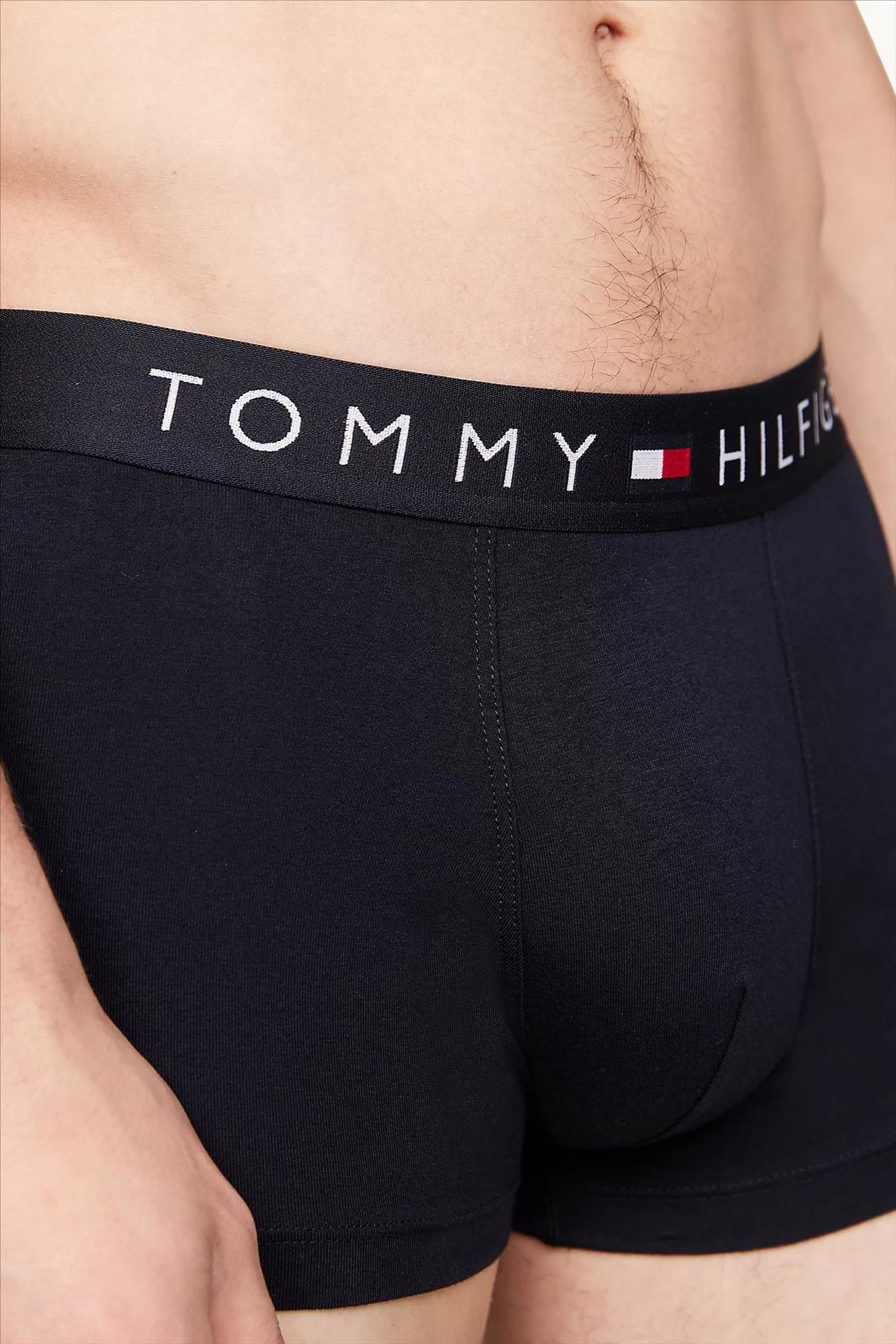 Tommy Hilfiger Underwear - Donkerblauw-Grijze 3-pack Original trunk boxershorts