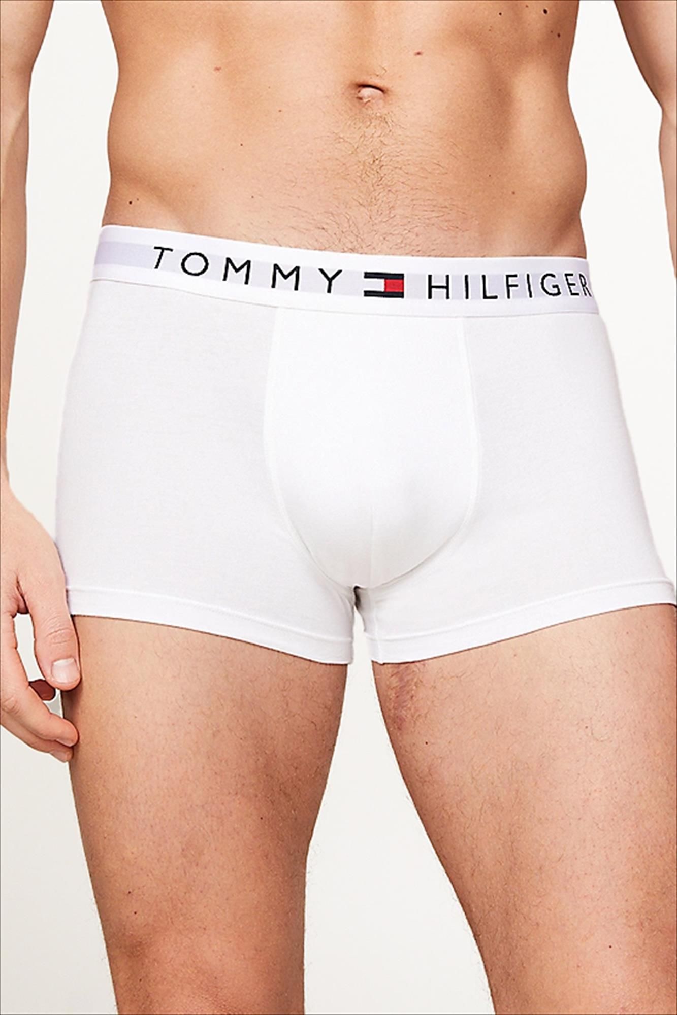 Tommy Hilfiger Underwear - Grijs-Wit-Zwarte 3-pack Original trunk boxershorts