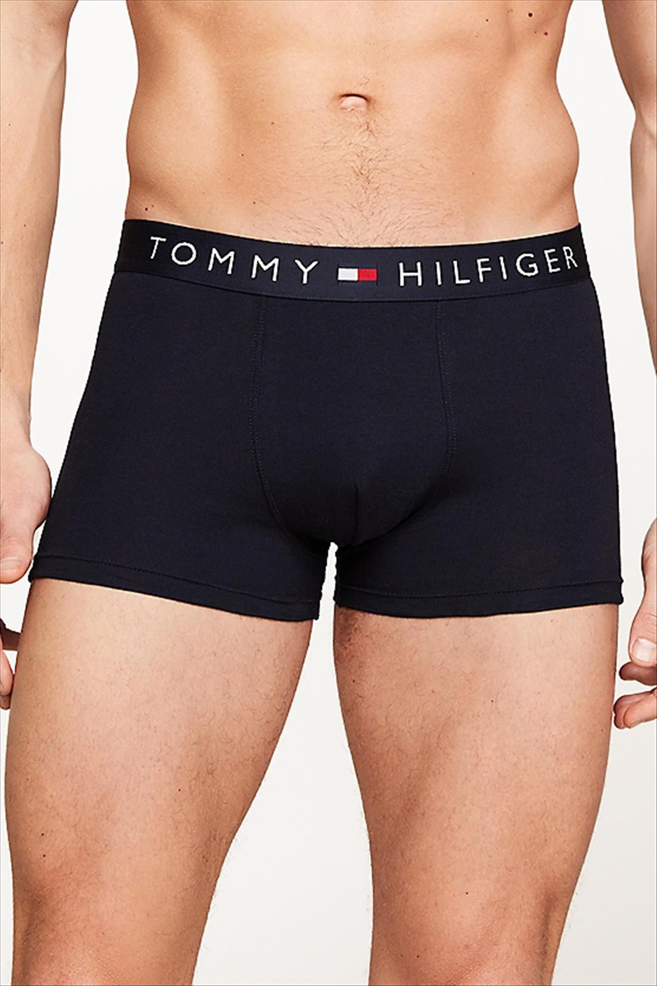 Tommy Hilfiger Underwear - Grijs-Wit-Zwarte 3-pack Original trunk boxershorts