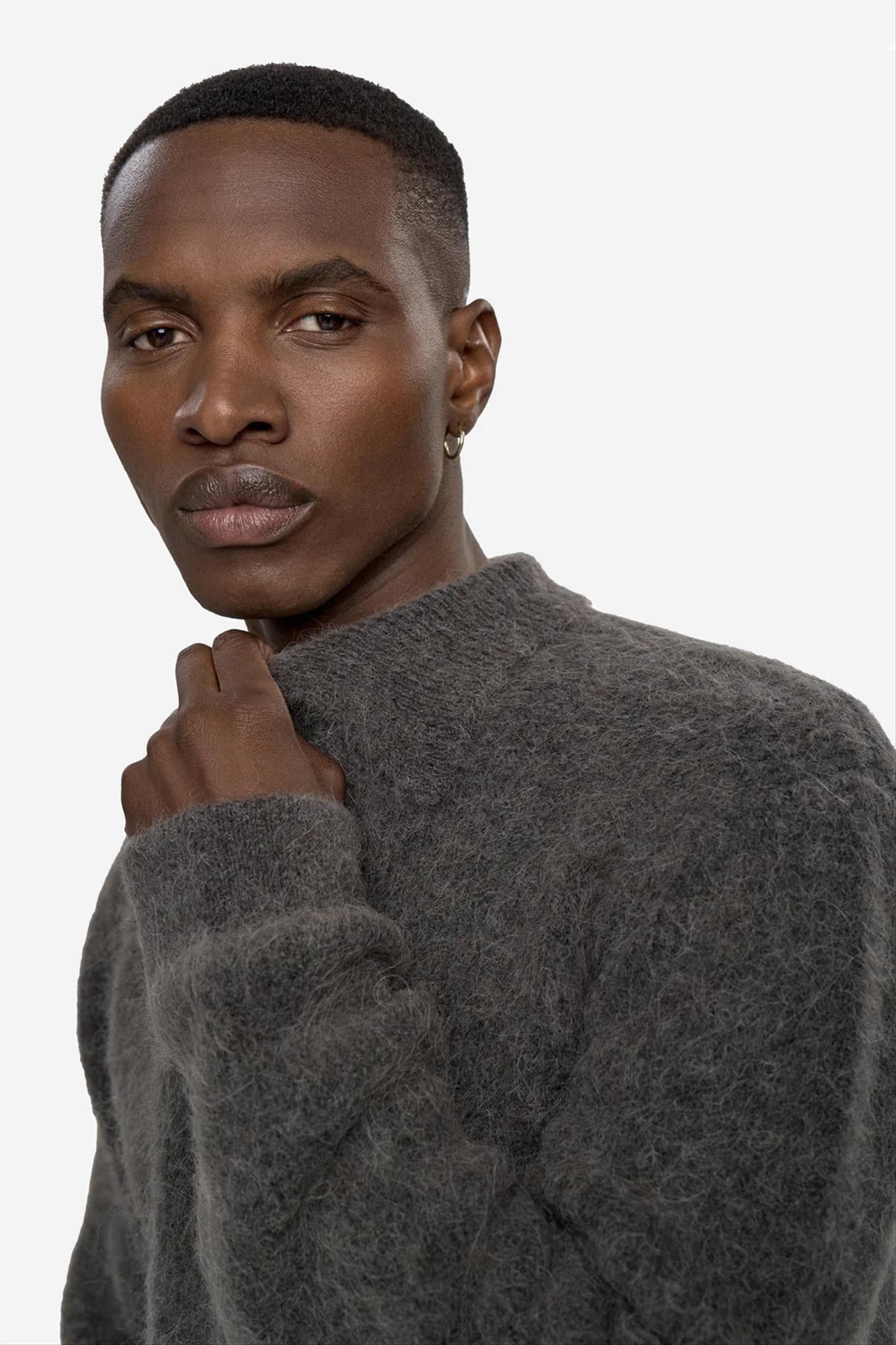 Minimum - Grijze Fluffy Kylo polotrui