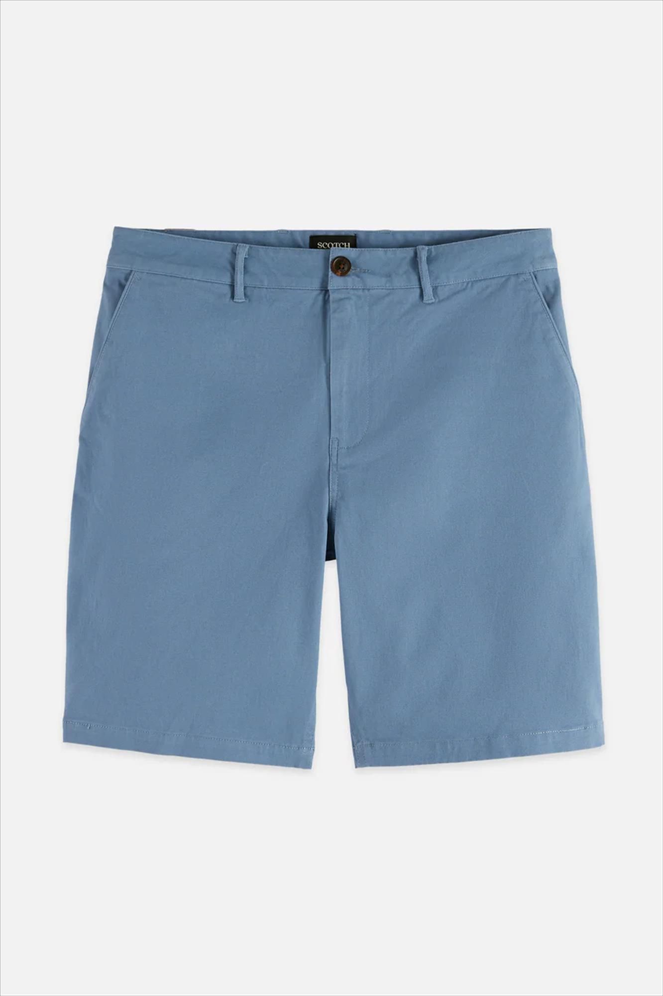 Scotch & Soda - Lichtblauwe Stuart regular short