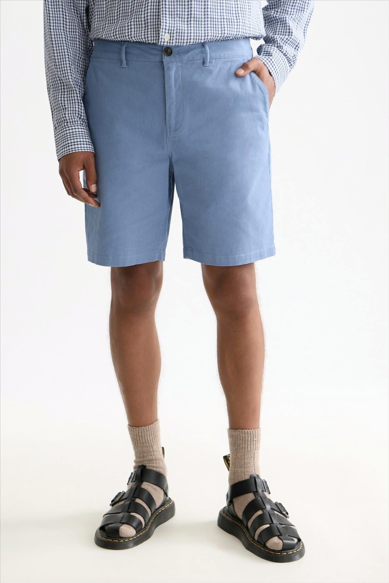 Scotch & Soda - Lichtblauwe Stuart regular short