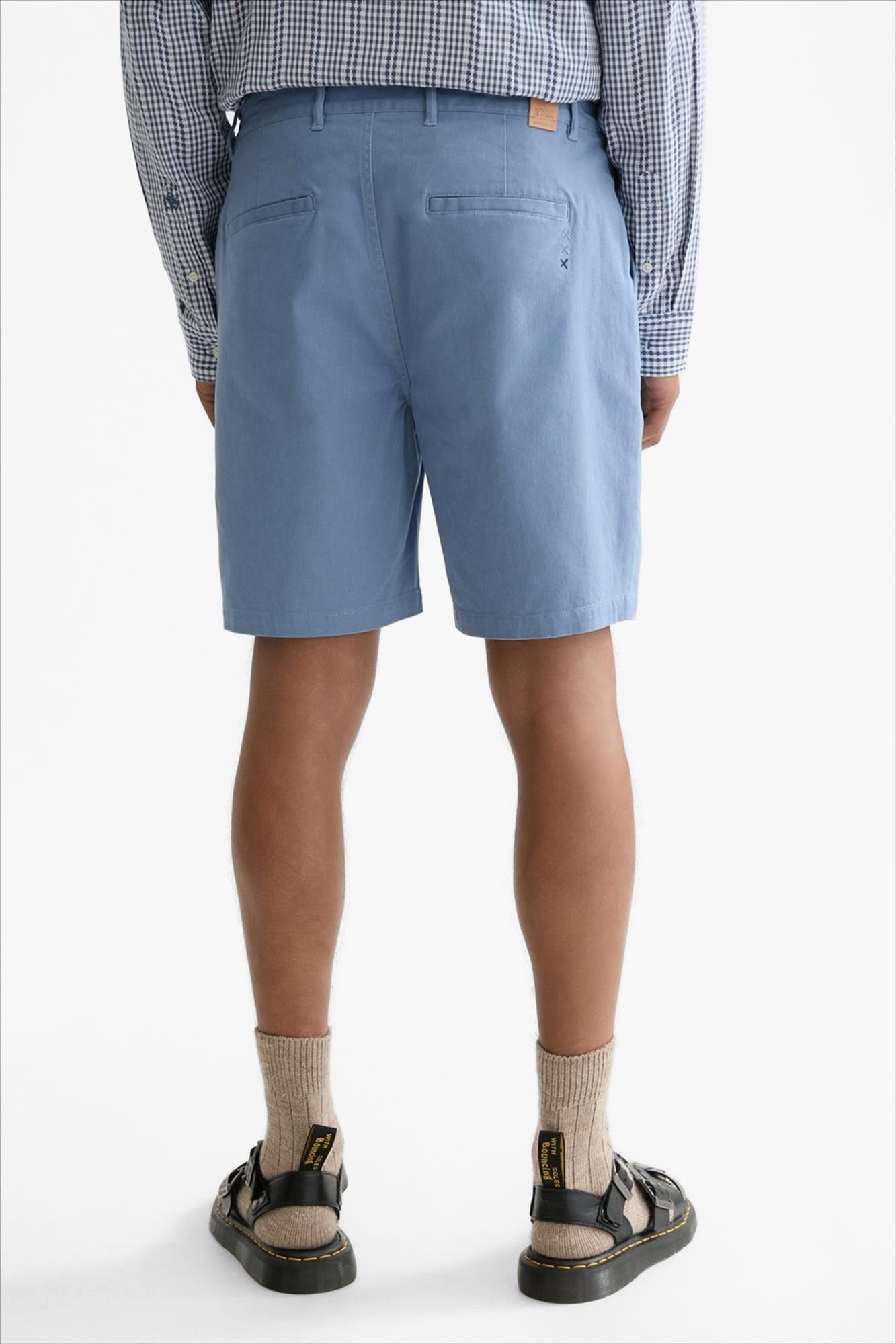 Scotch & Soda - Lichtblauwe Stuart regular short