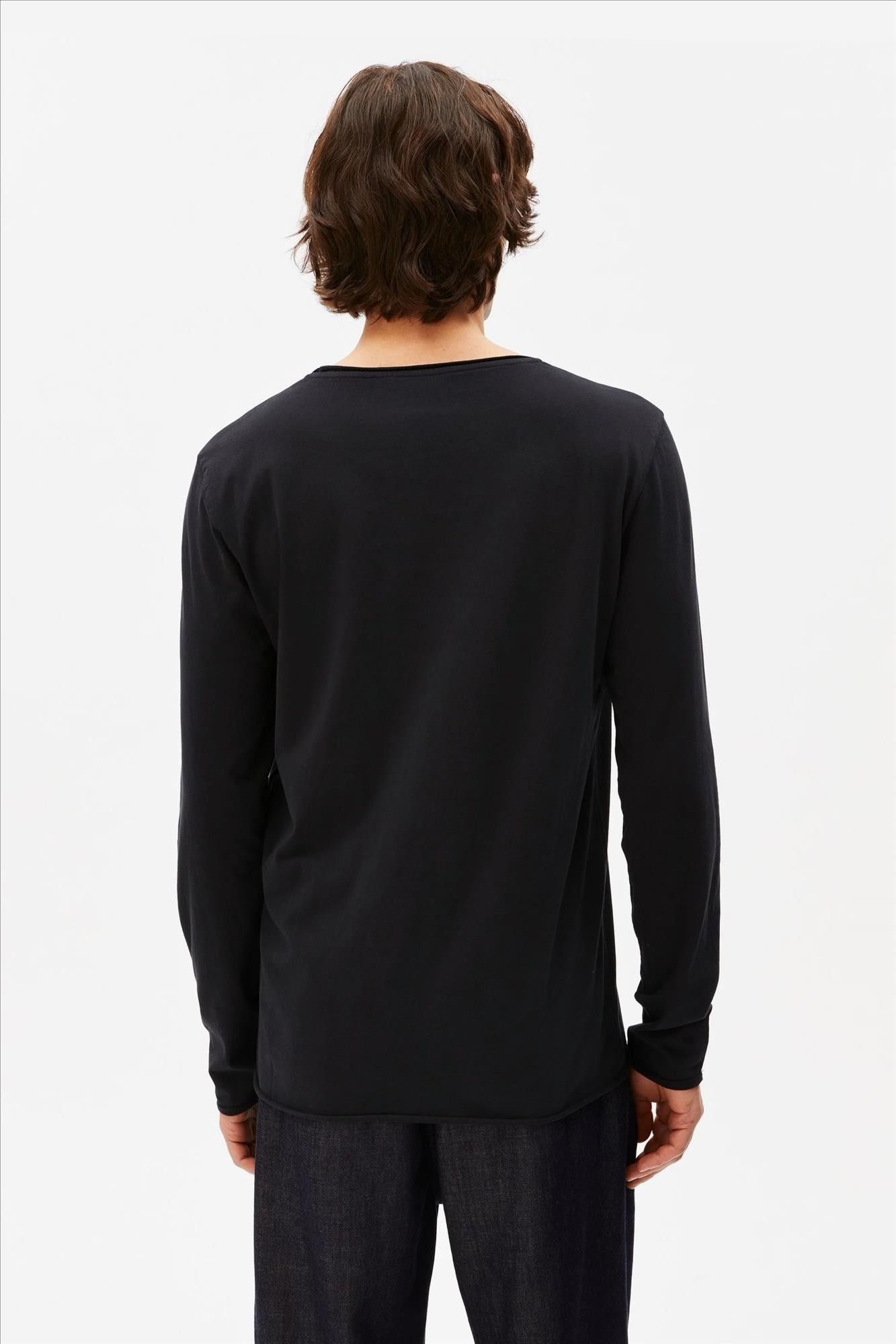 Armed Angels - Zwarte Jaames longsleeve