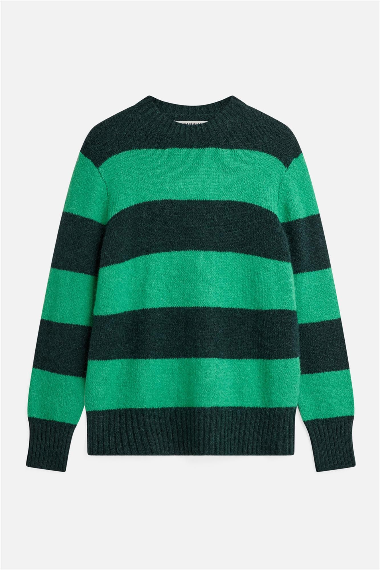 Minimum - Groen Gestreepte Fraser jumper trui