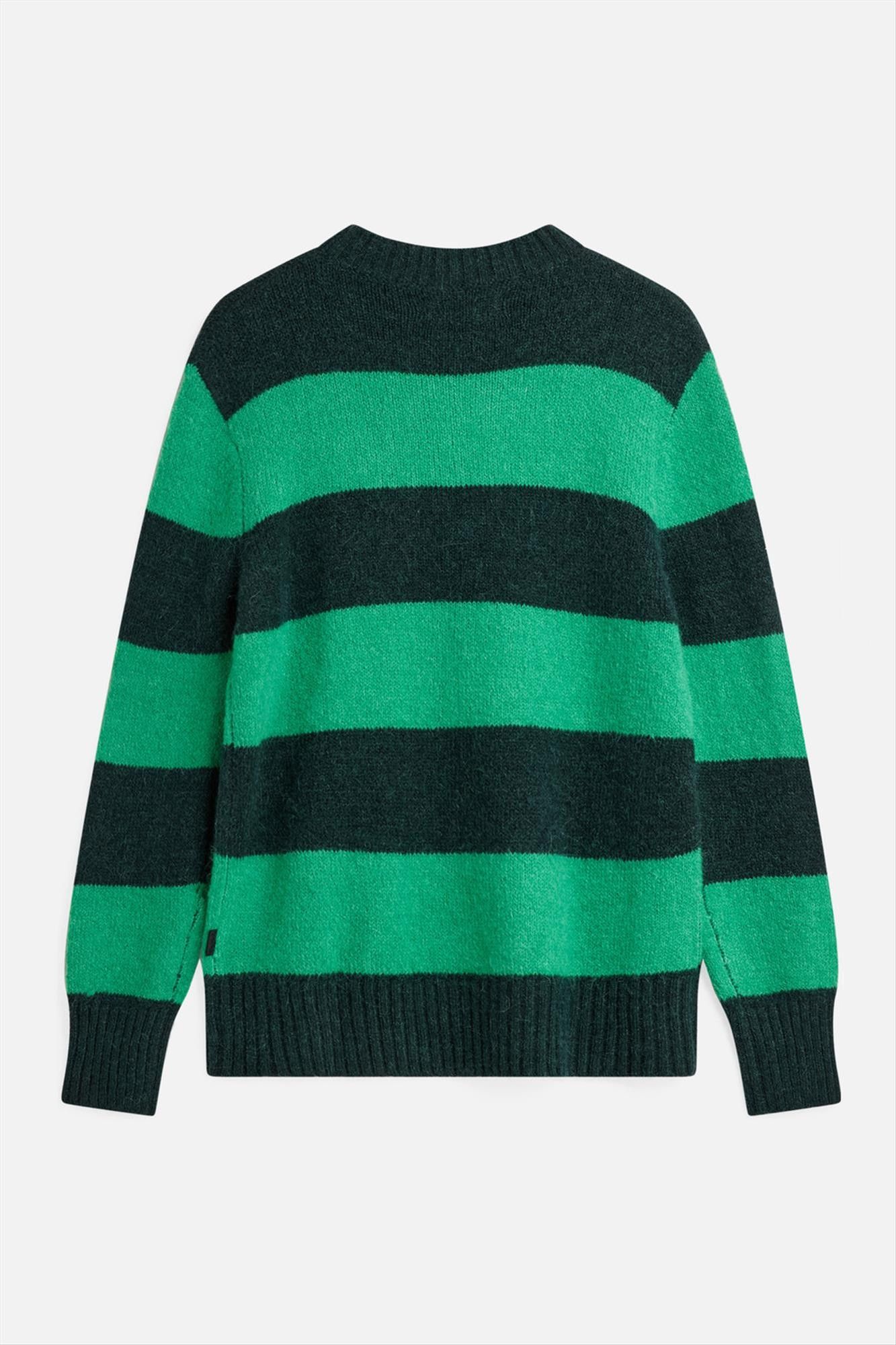 Minimum - Groen Gestreepte Fraser jumper trui