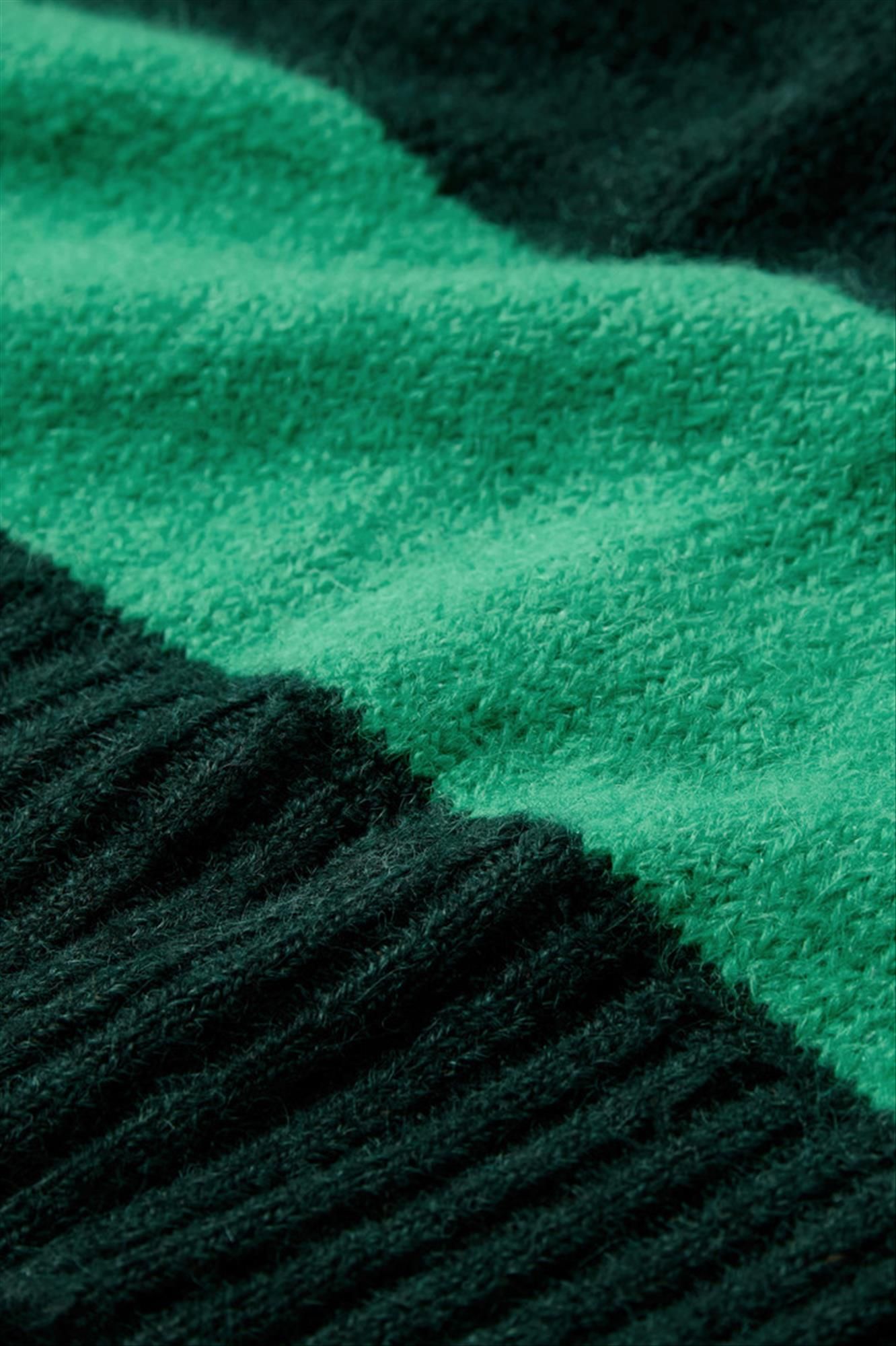 Minimum - Groen Gestreepte Fraser jumper trui