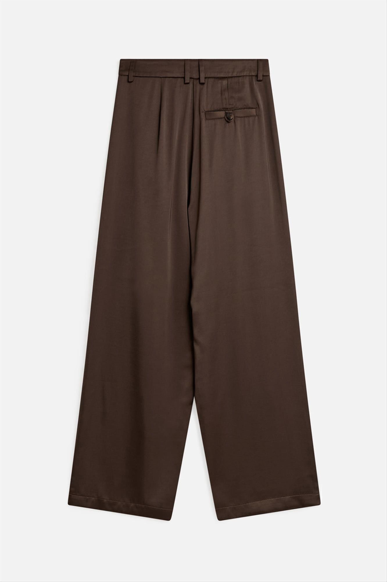 Minimum - Bruine satijnen Lunay broek