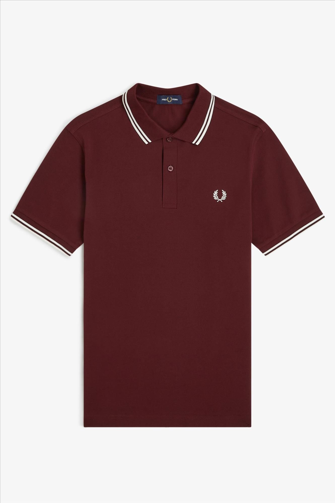 Fred Perry - Bordeaux Twin Tipped polo