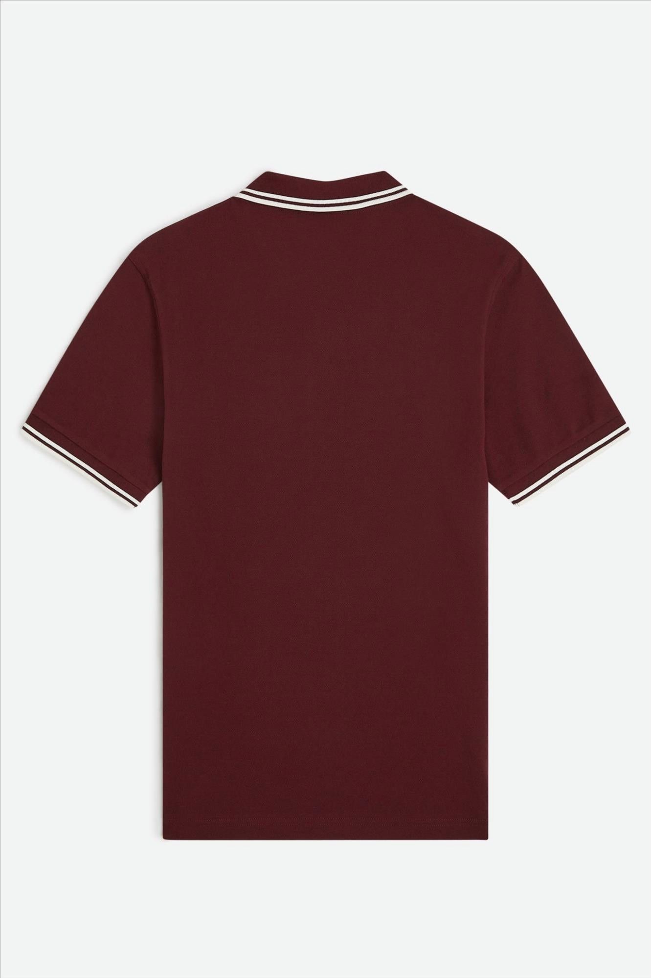 Fred Perry - Bordeaux Twin Tipped polo
