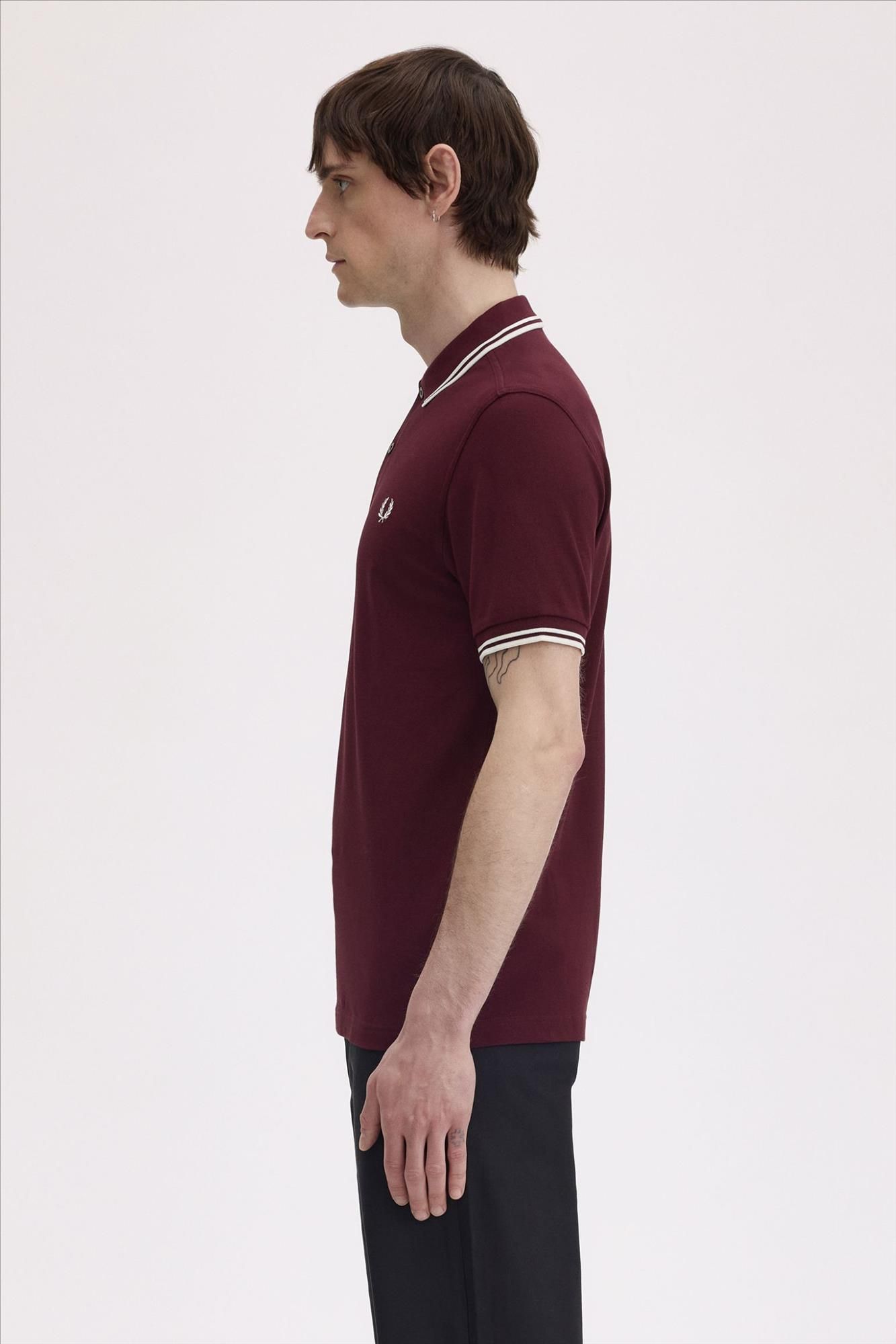Fred Perry - Bordeaux Twin Tipped polo
