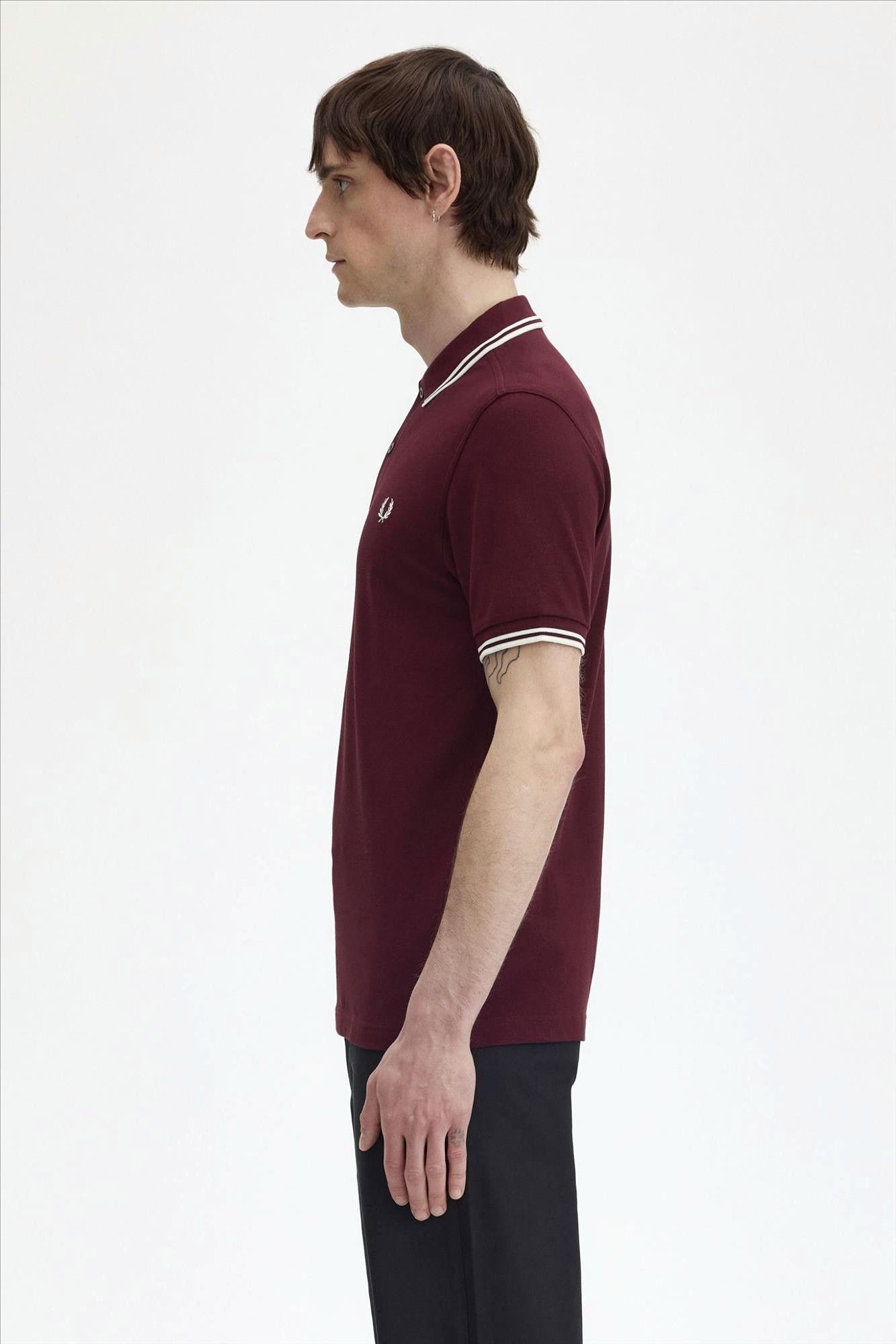Fred Perry - Bordeaux Twin Tipped polo