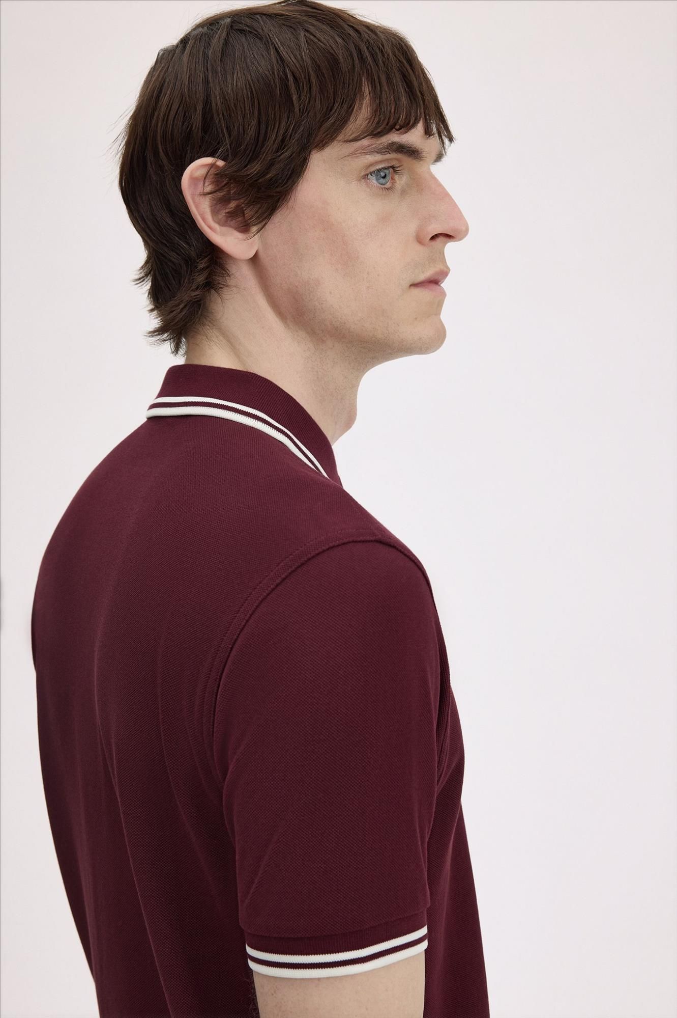 Fred Perry - Bordeaux Twin Tipped polo