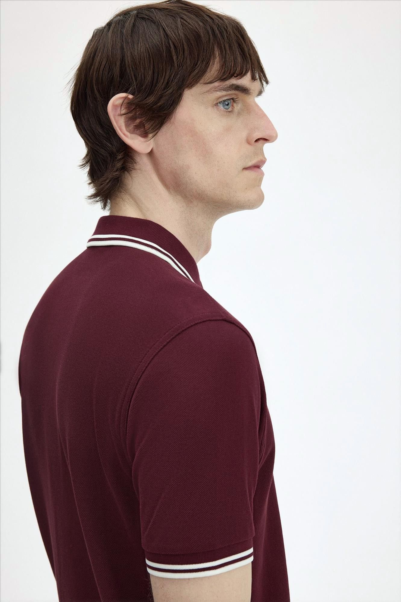 Fred Perry - Bordeaux Twin Tipped polo