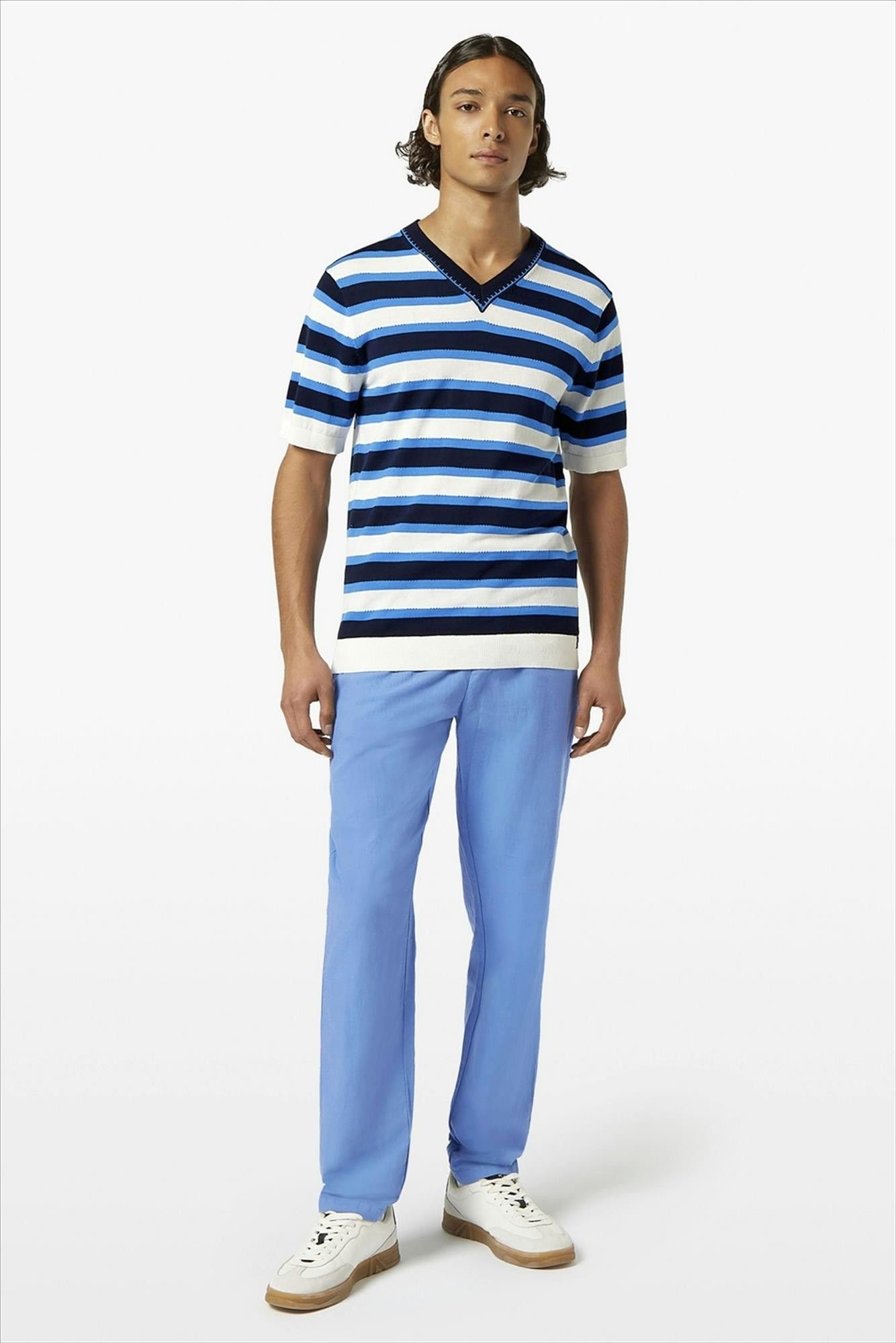 Scotch & Soda - Lichtblauwe Warren Straight broek