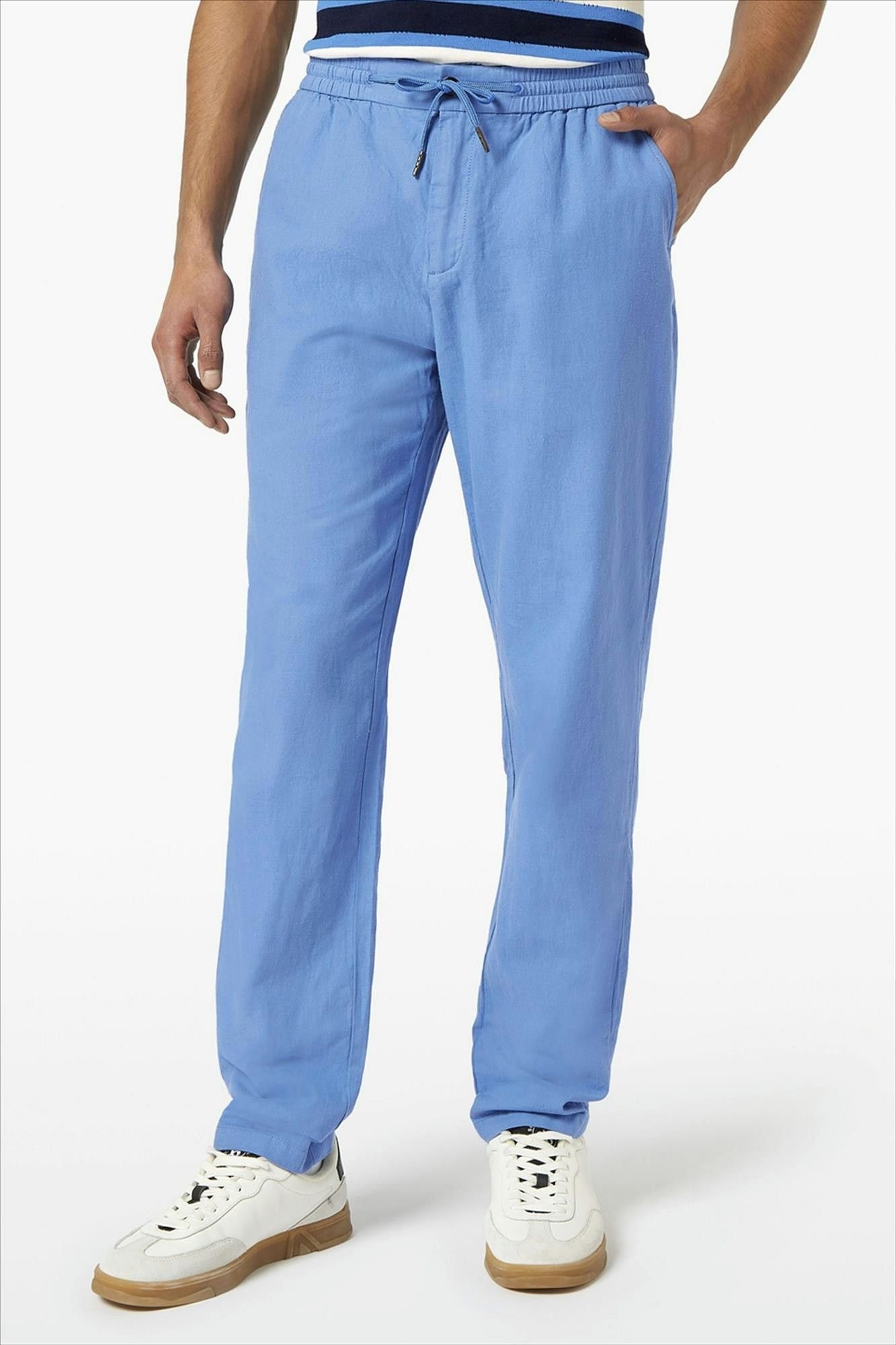 Scotch & Soda - Lichtblauwe Warren Straight broek