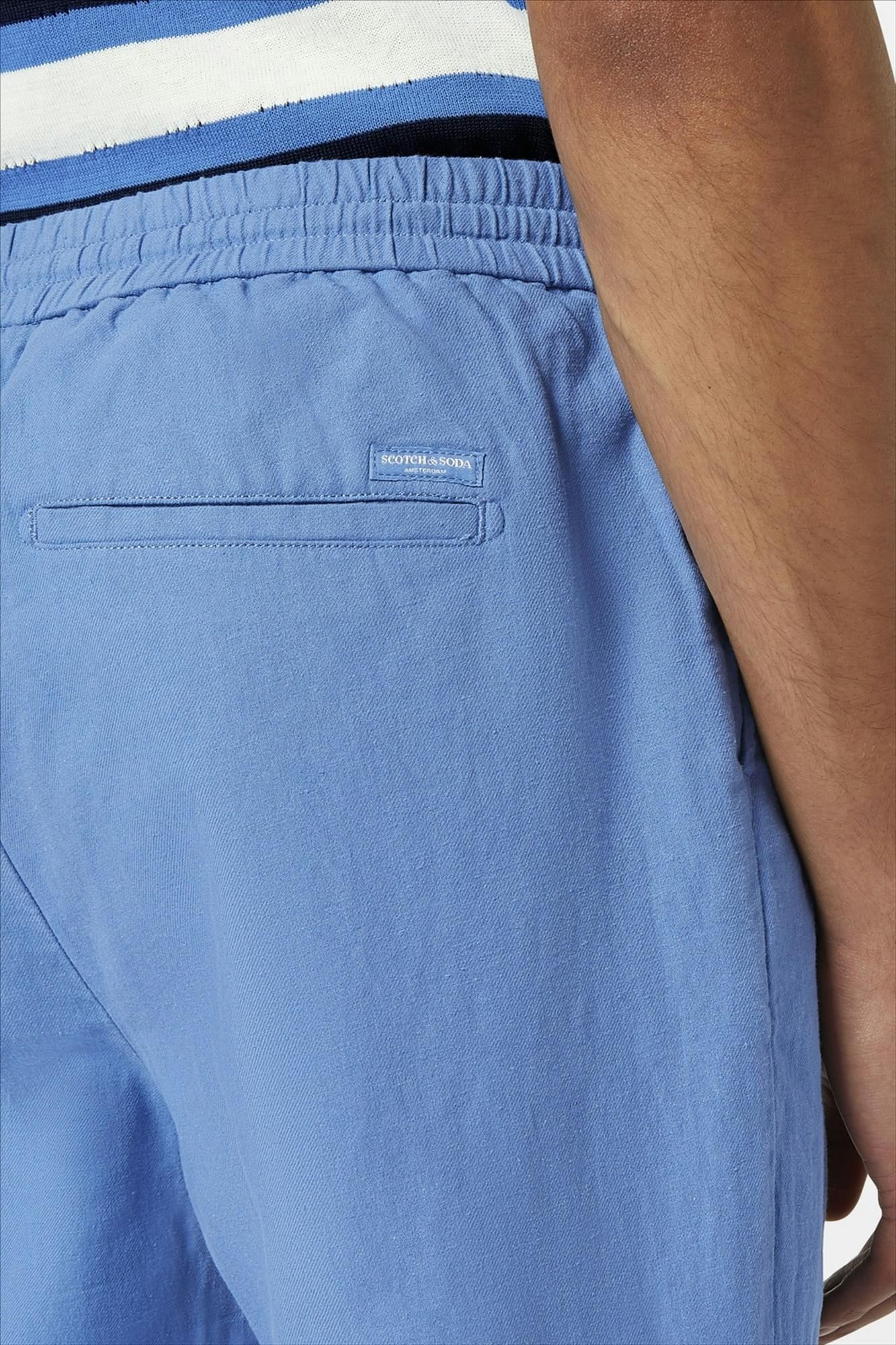 Scotch & Soda - Lichtblauwe Warren Straight broek