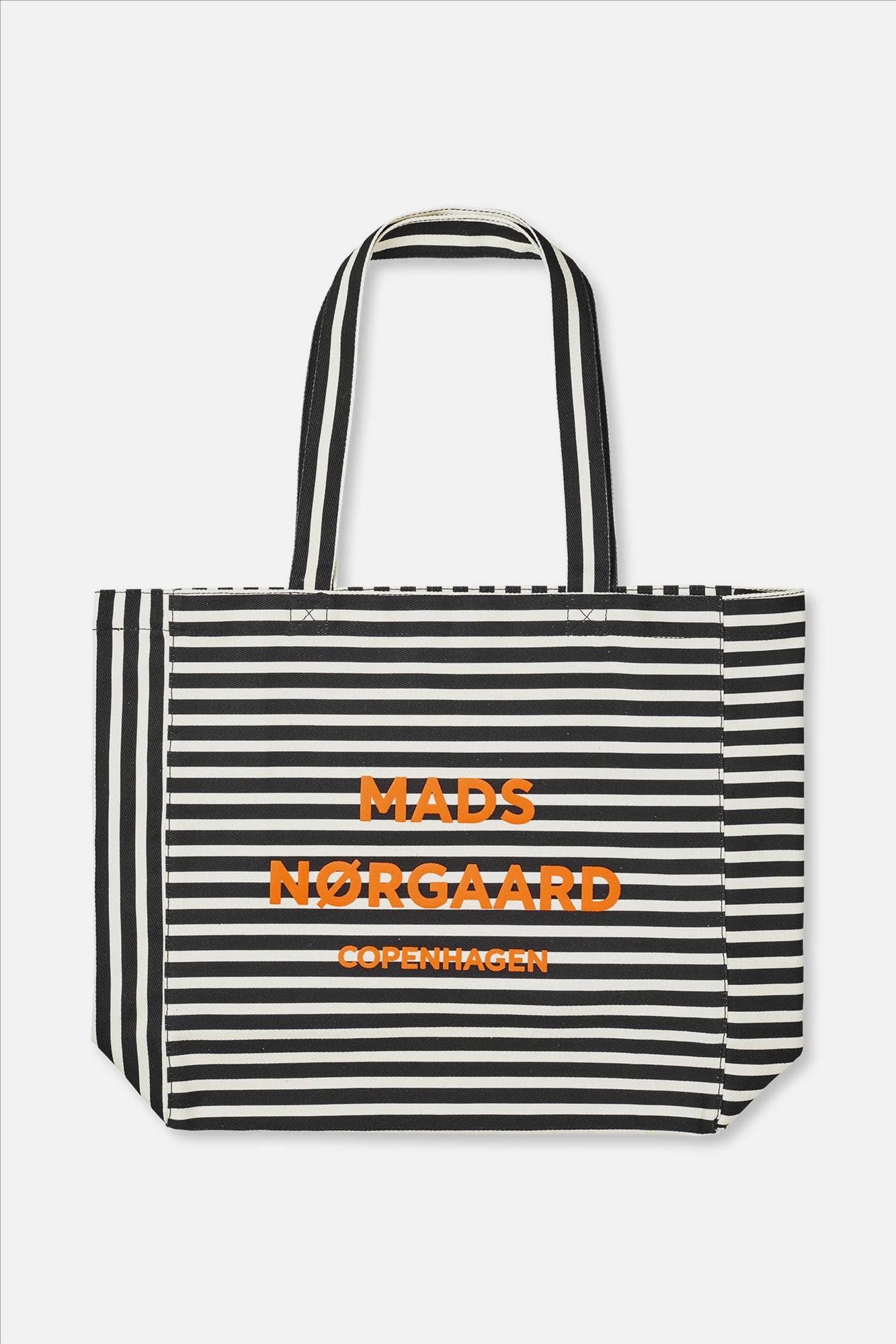 MADS NORGAARD - Ecru-Zwarte Boutiqno Athene bag