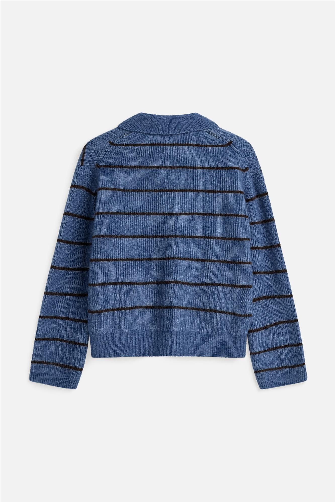 Minimum - Blauw Gestreepte Ranni polotrui
