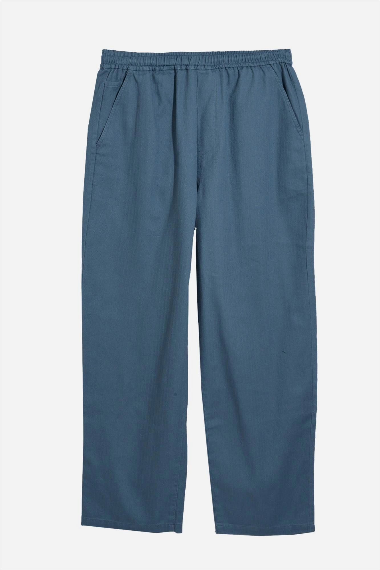 FARAH - Blauwe Greenport loose broek