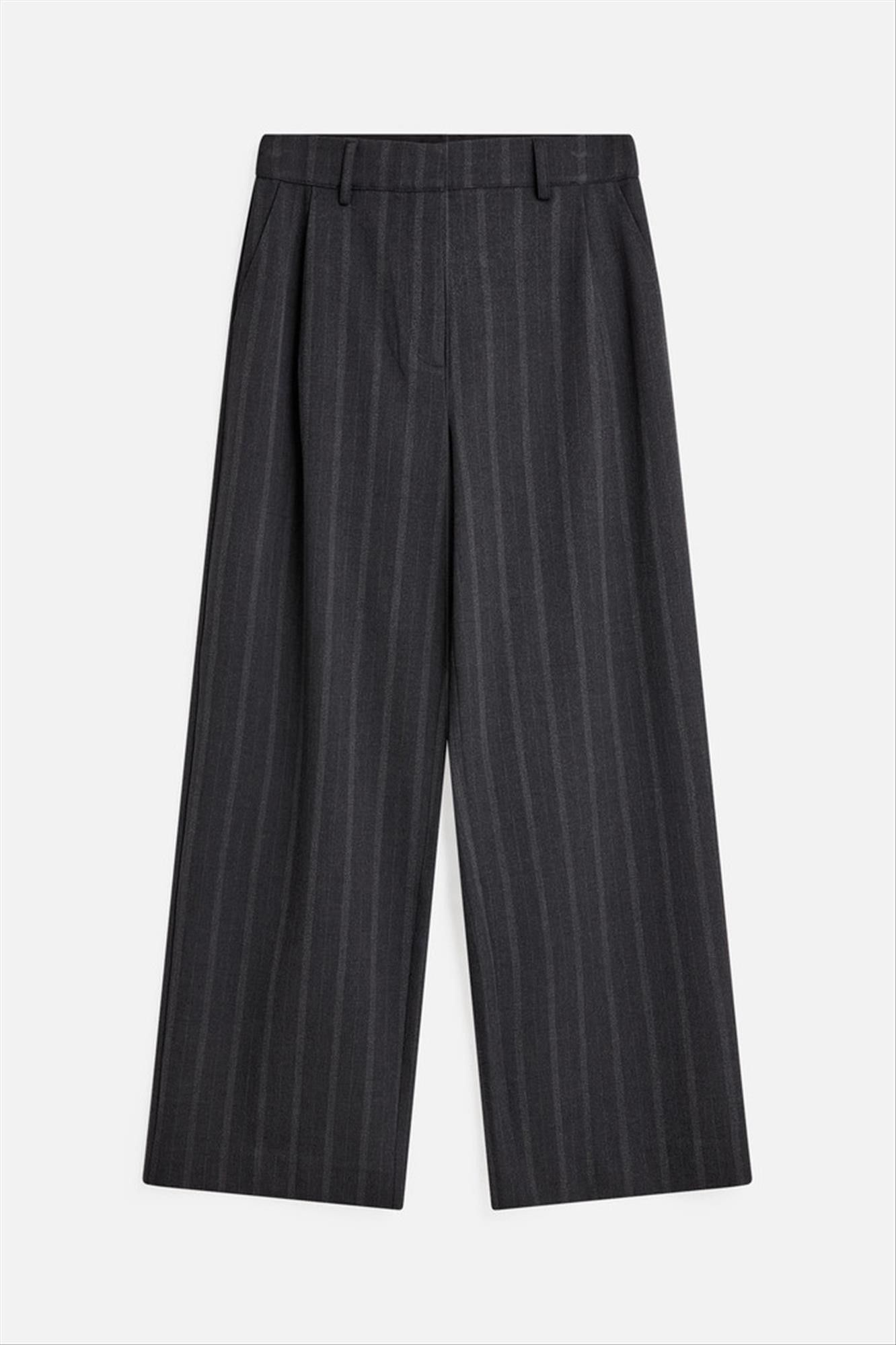 Minimum - Donkergrijze Gertrud broek