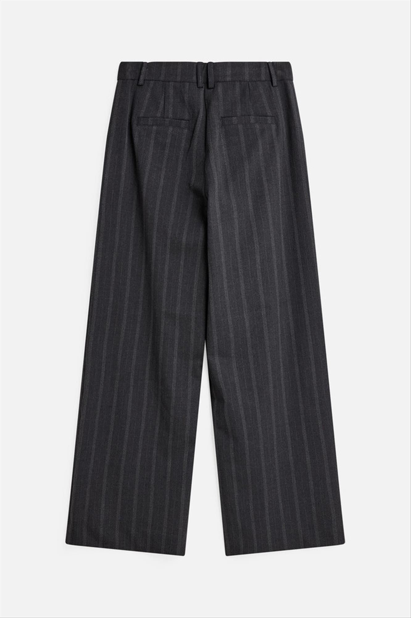 Minimum - Donkergrijze Gertrud broek
